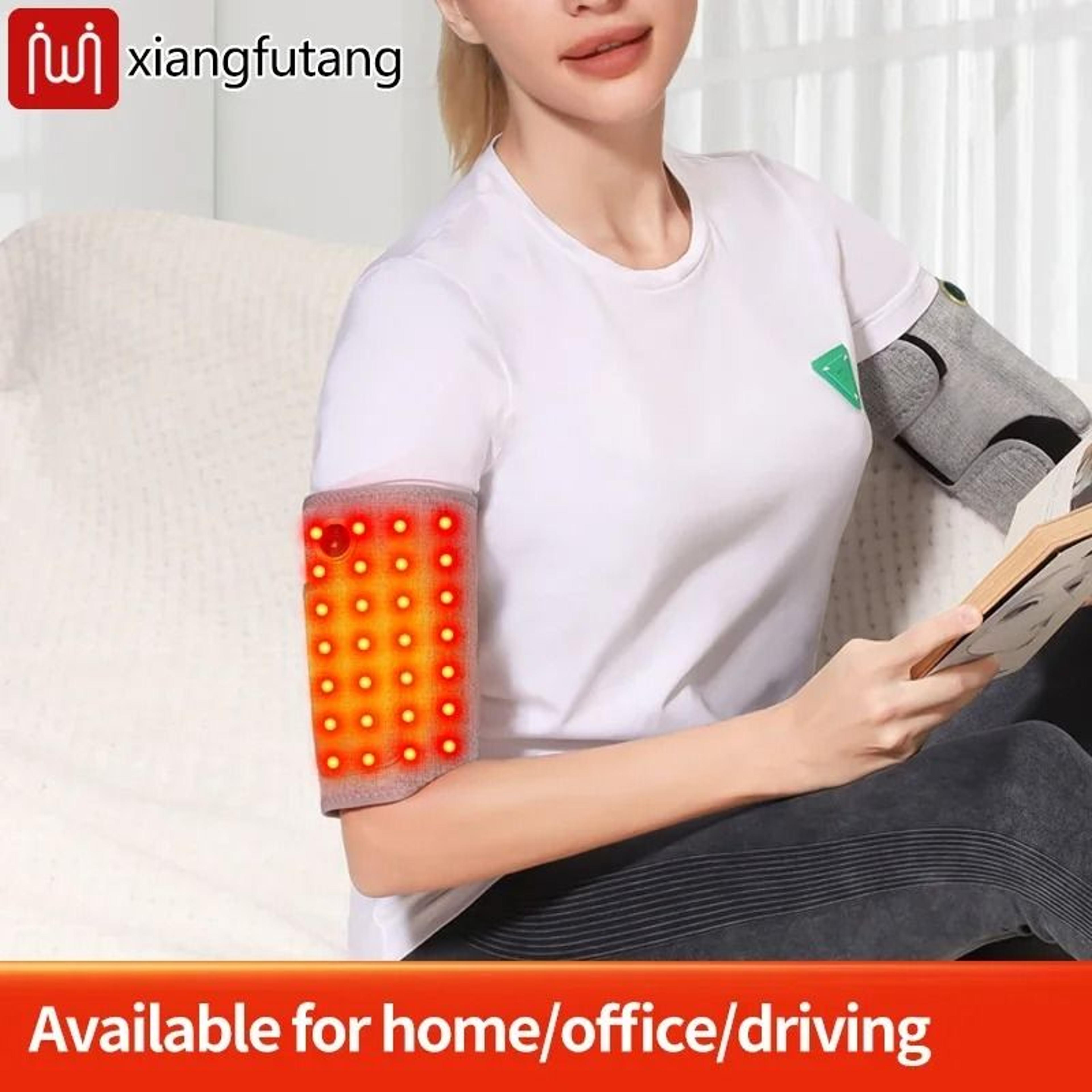 Red Light Heated Arm Wrap With Vibration Massager 2