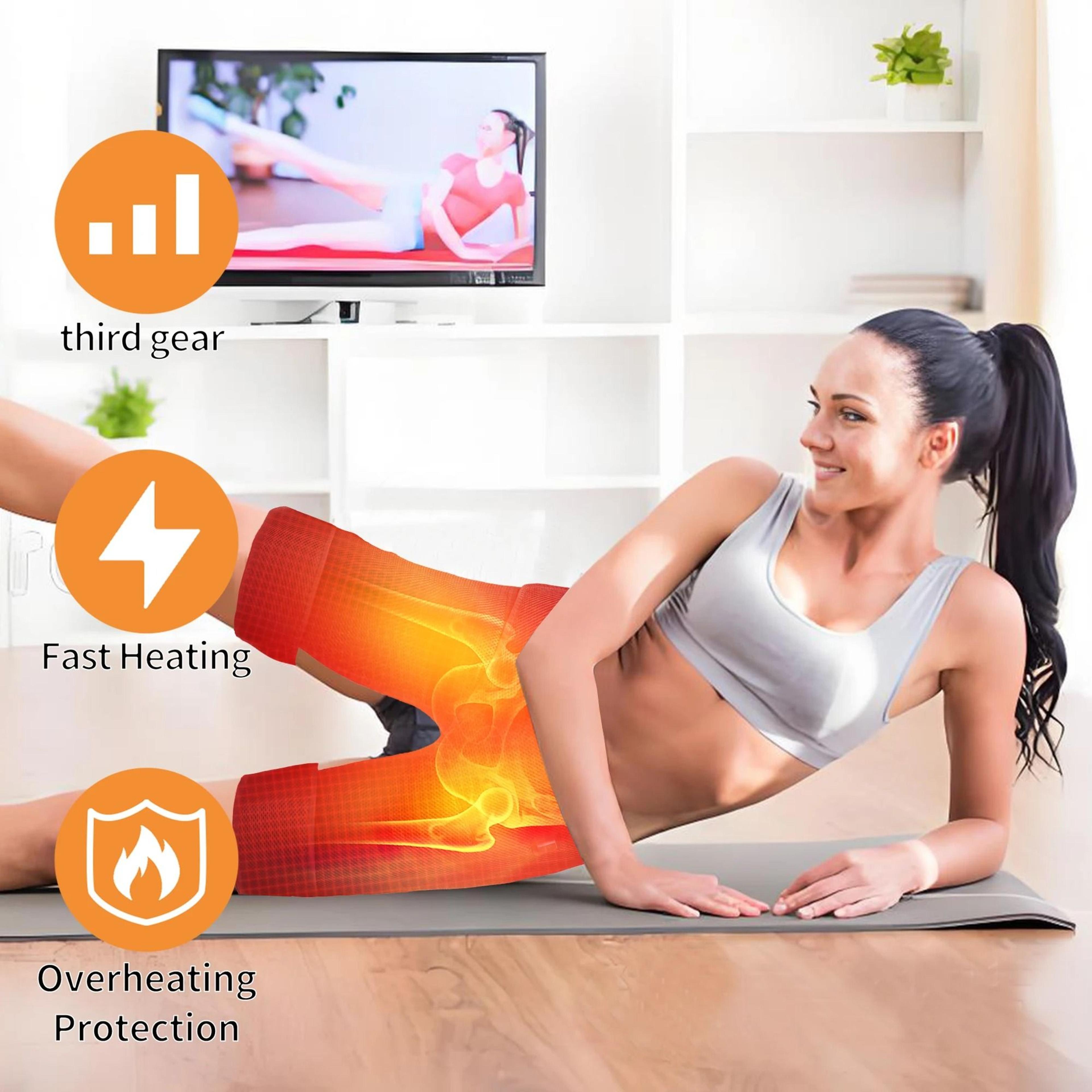Electric Heating Dual Hip Support Pad With Vibration Massager 5