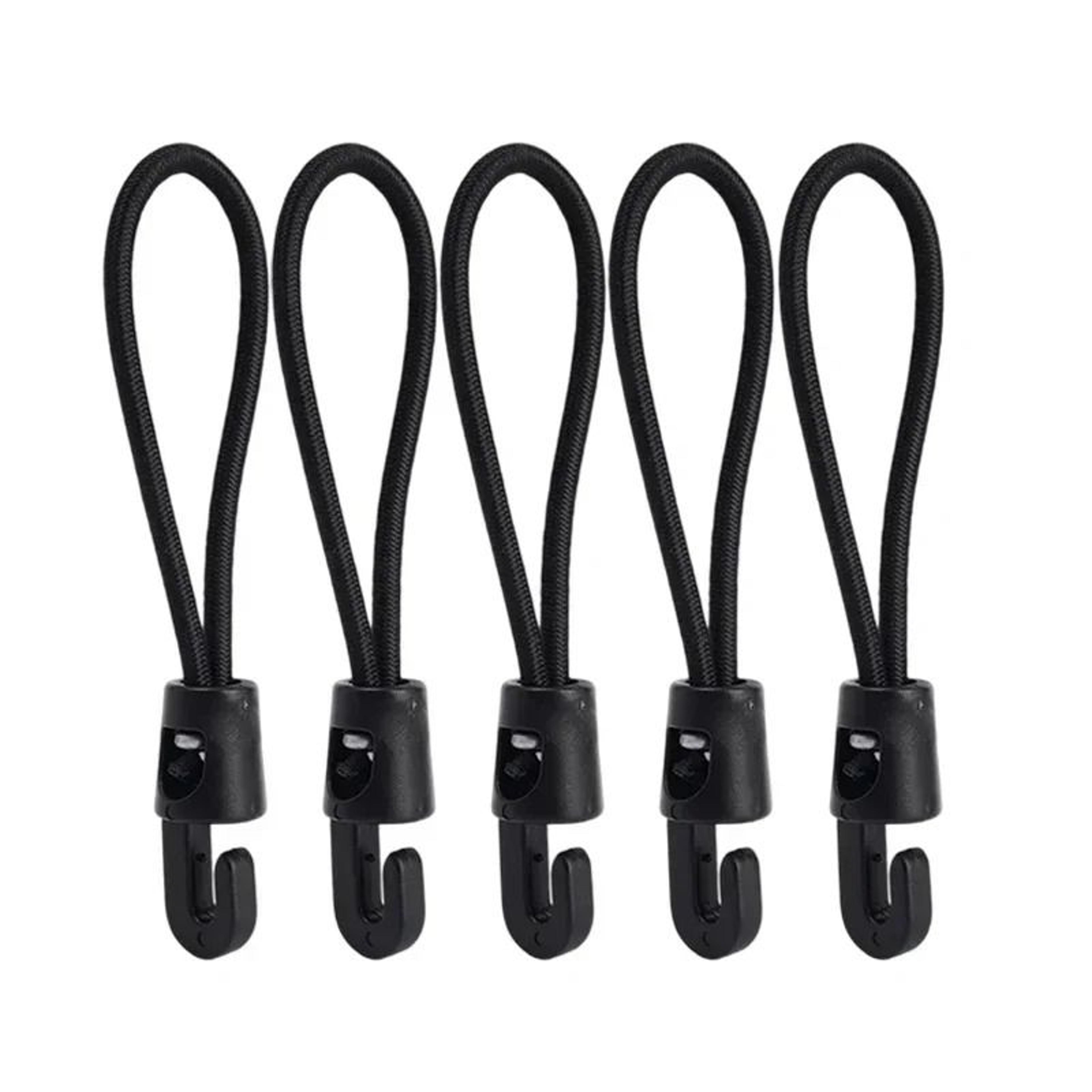 110Pcs Bungee Cords With Hooks High Elasticity Rubber Tensioners 8