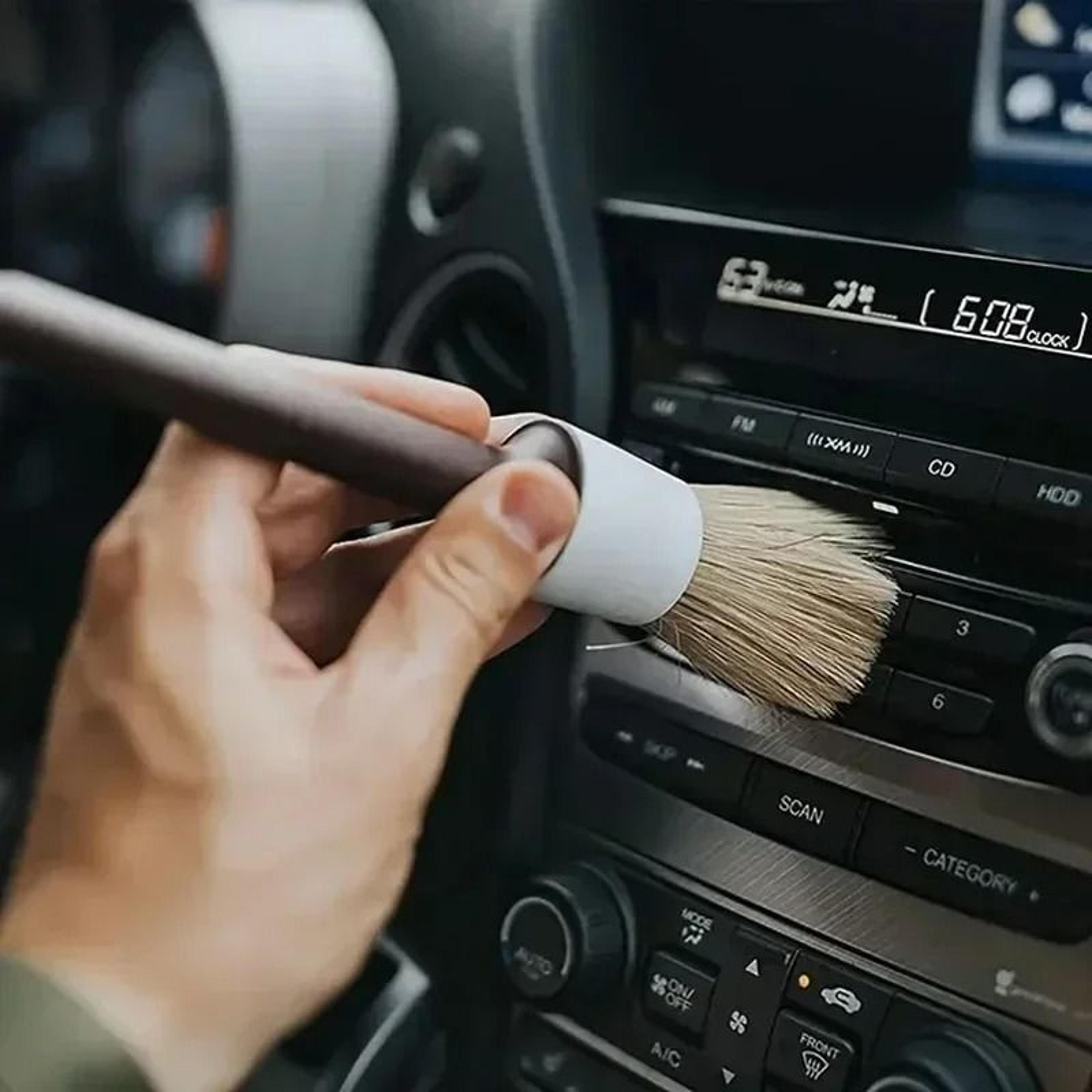 3Pcs Car Exterior  Interior Detail Brush Set For Auto Cleaning 2