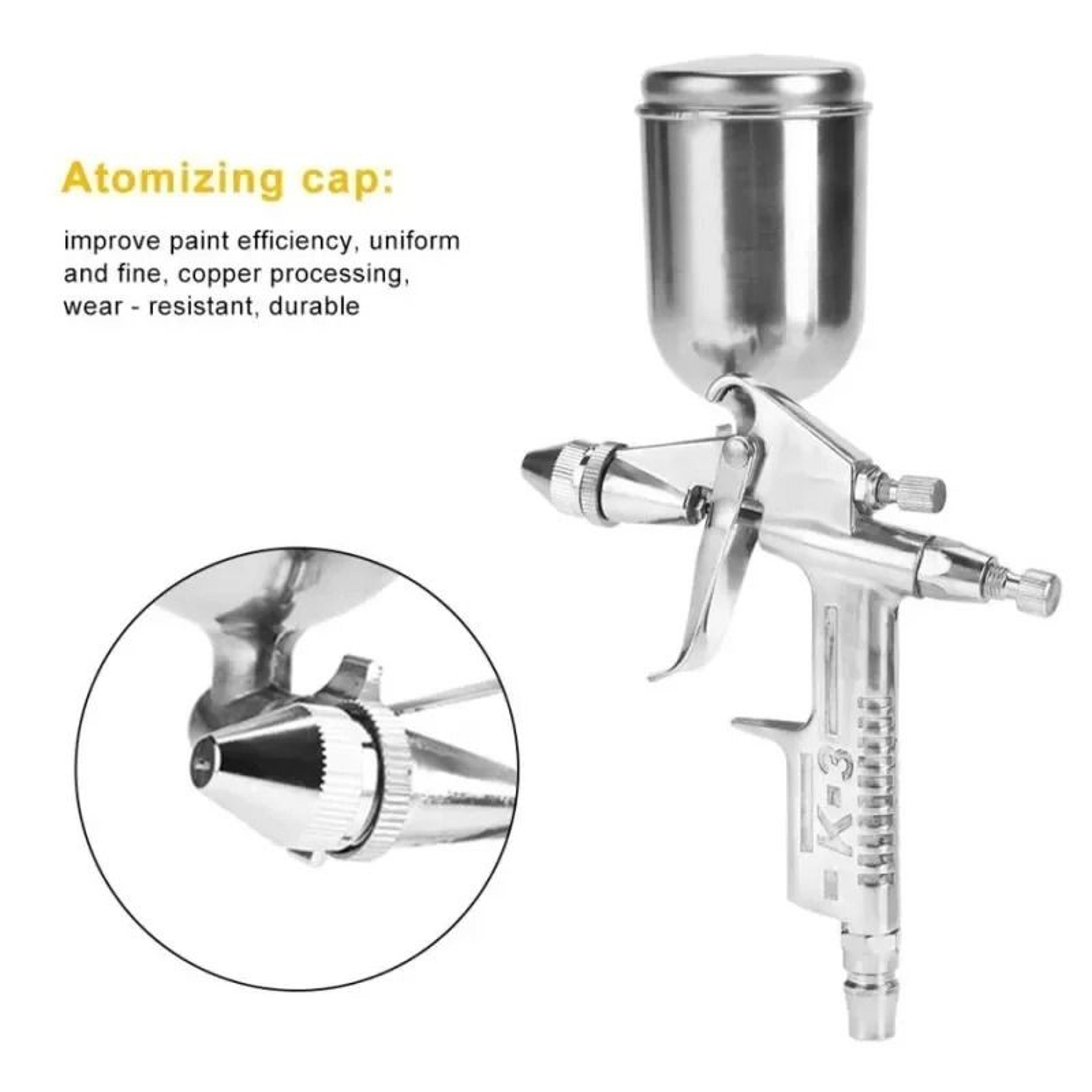 1Pc Mini 125Ml Air Spray Gun 05Mm Nozzle Professional Pneumatic Airbrush 1