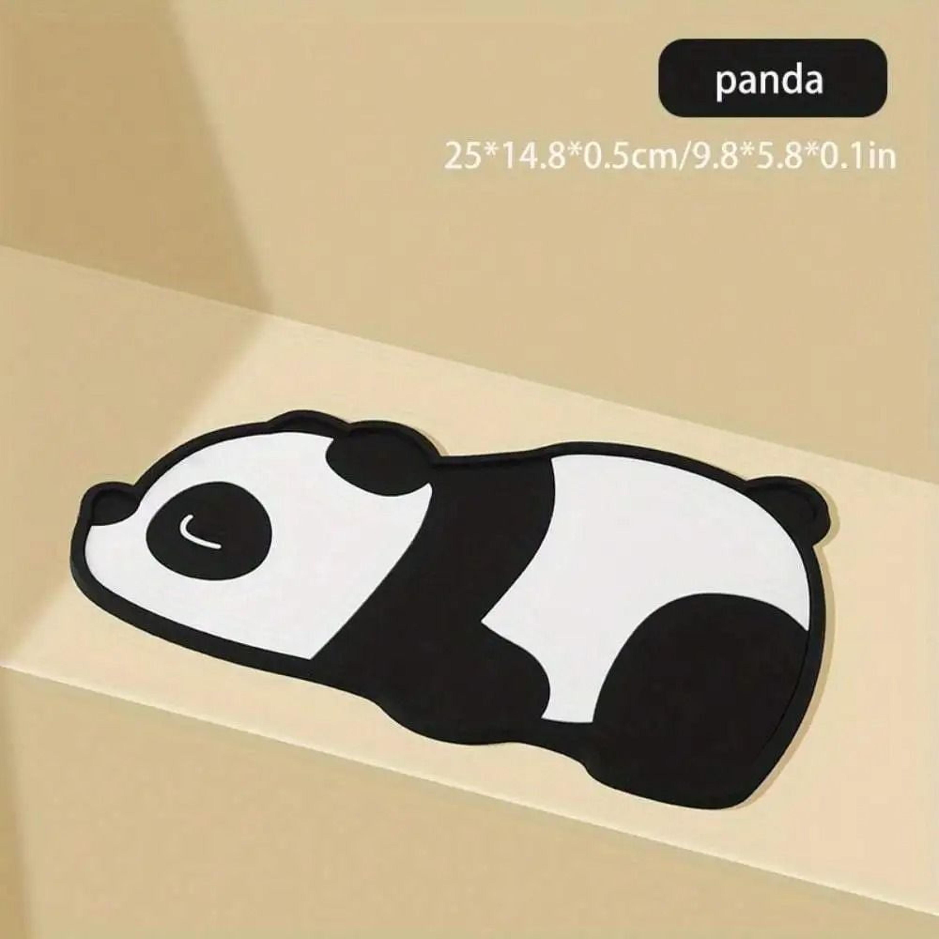 Cute Panda Car Dashboard Ornament With AntiSlip Secure Mat For Interior Decoration 1