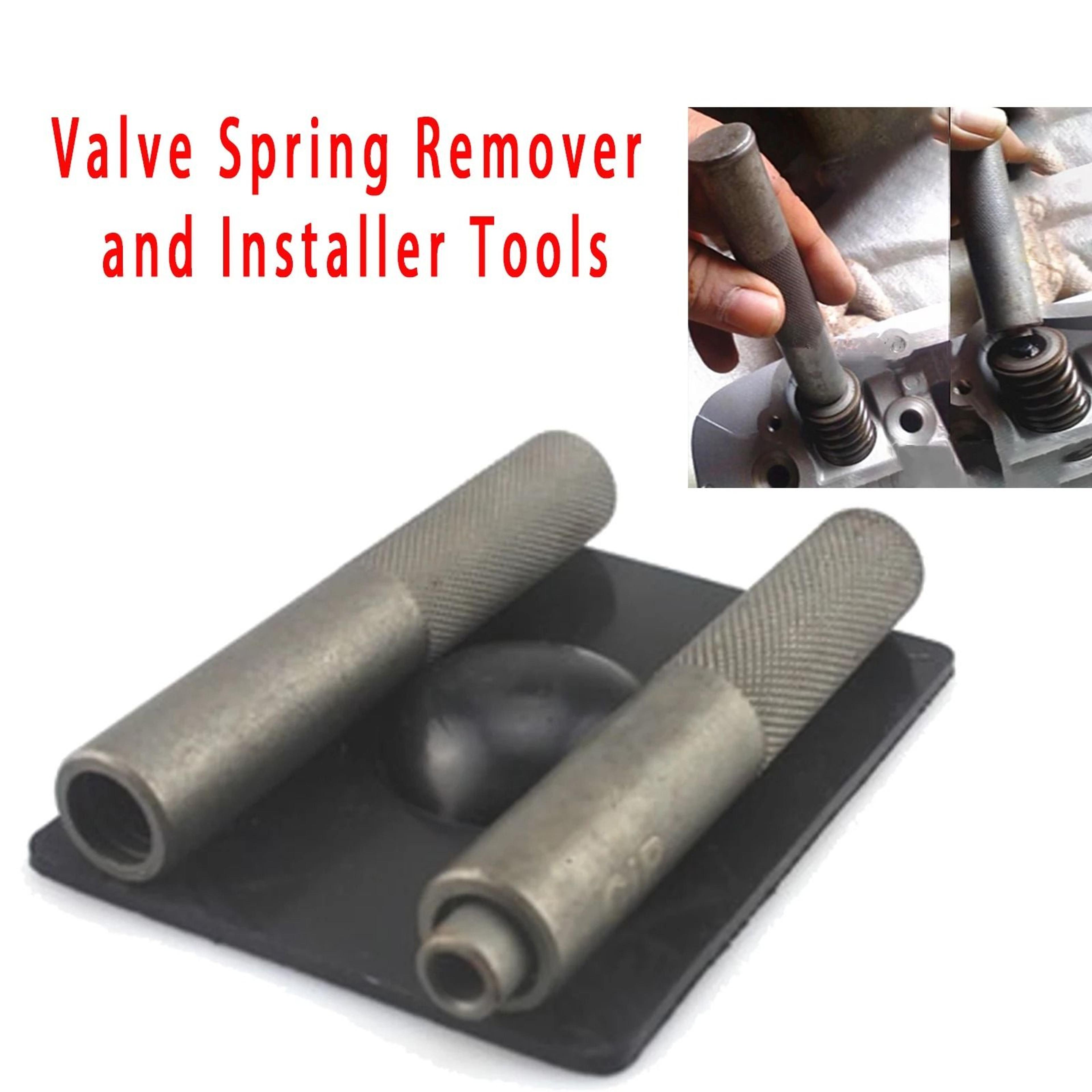 professional engine overhead valve spring compressor, installer, and remover kit for motorcycles and small engines