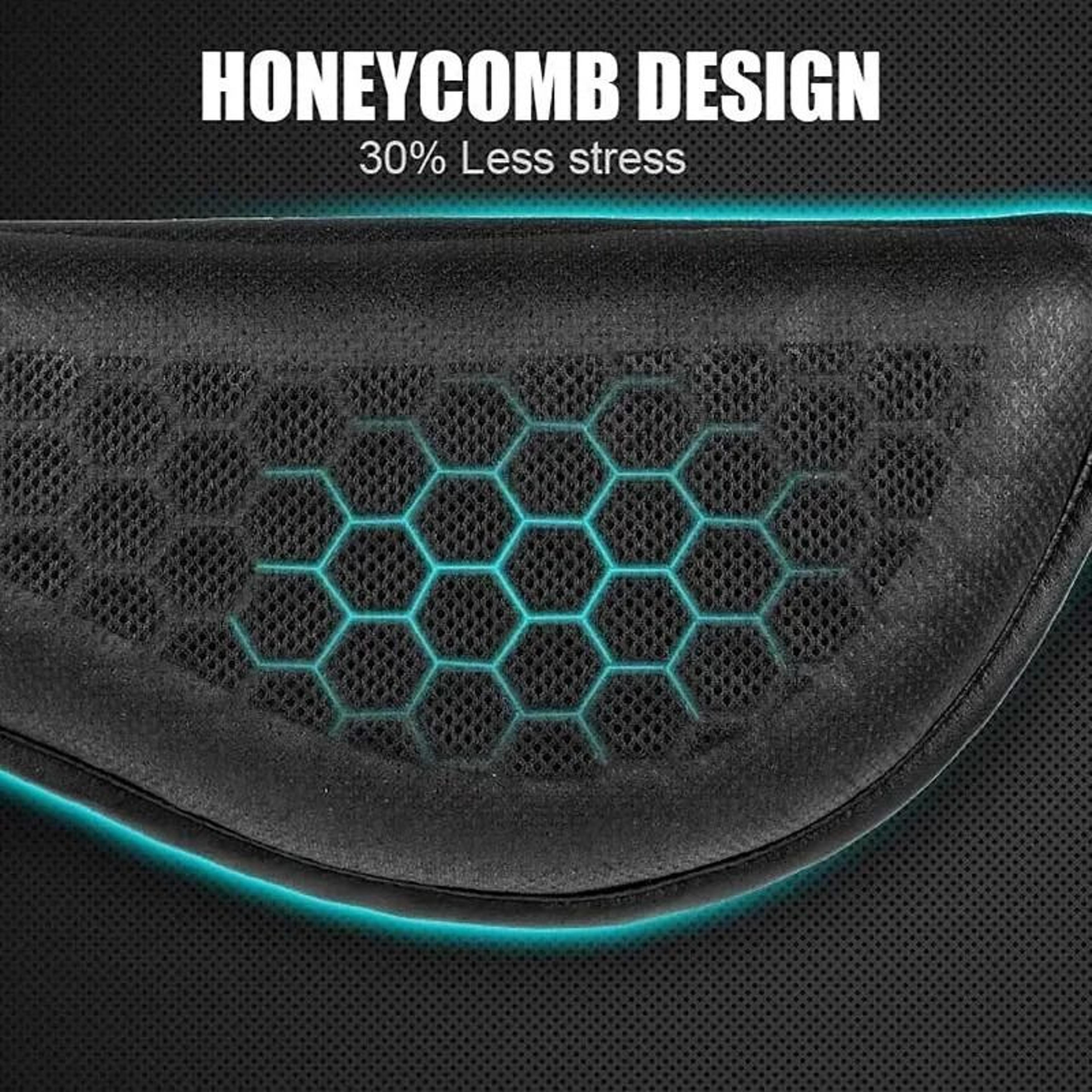 3D Honeycomb AntiSlip Motorcycle Gel Seat Cushion For Pressure Relief And LongDistance Riding Comfo 2