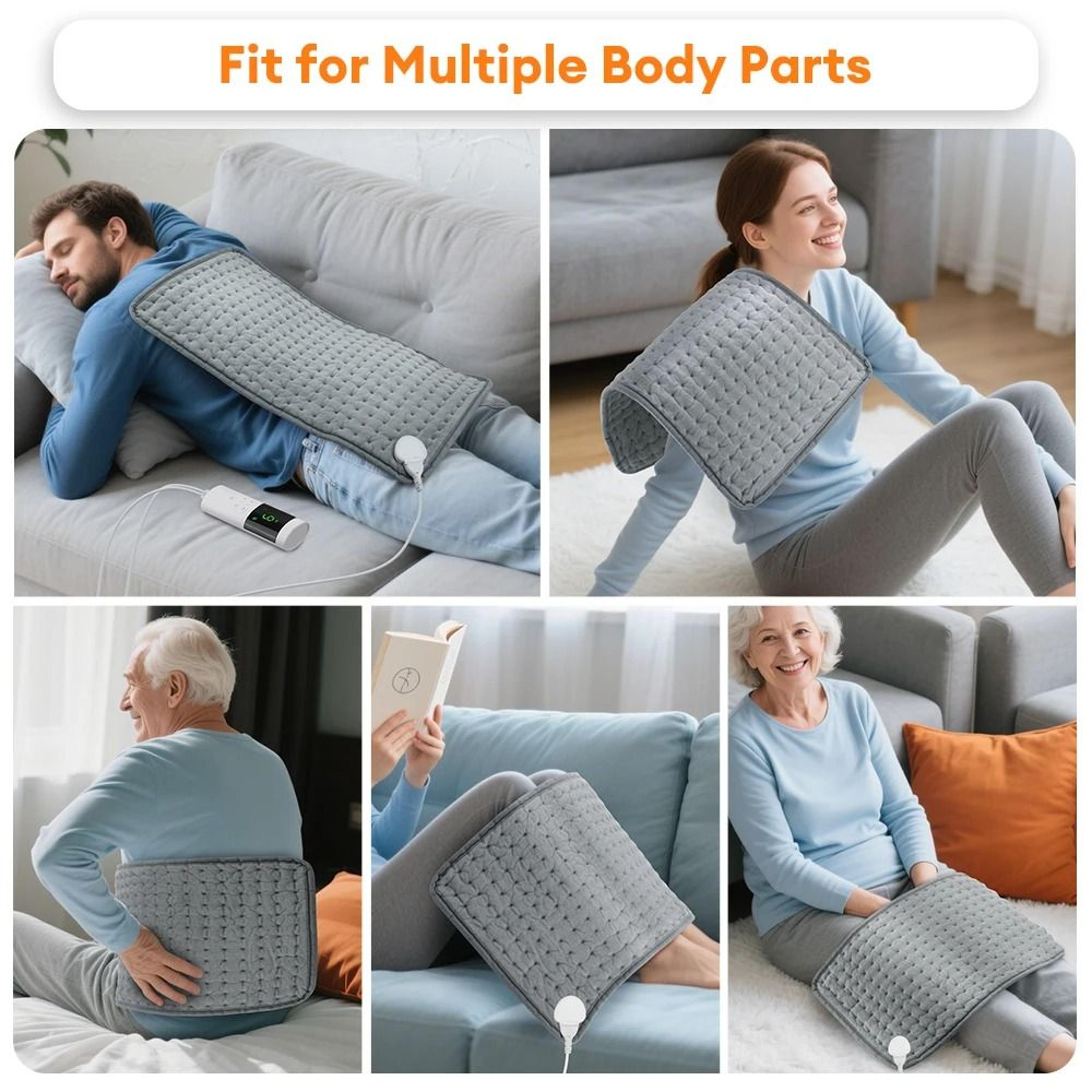 9Temp Electric Heating Pad For Back Pain And Muscle Relief 4