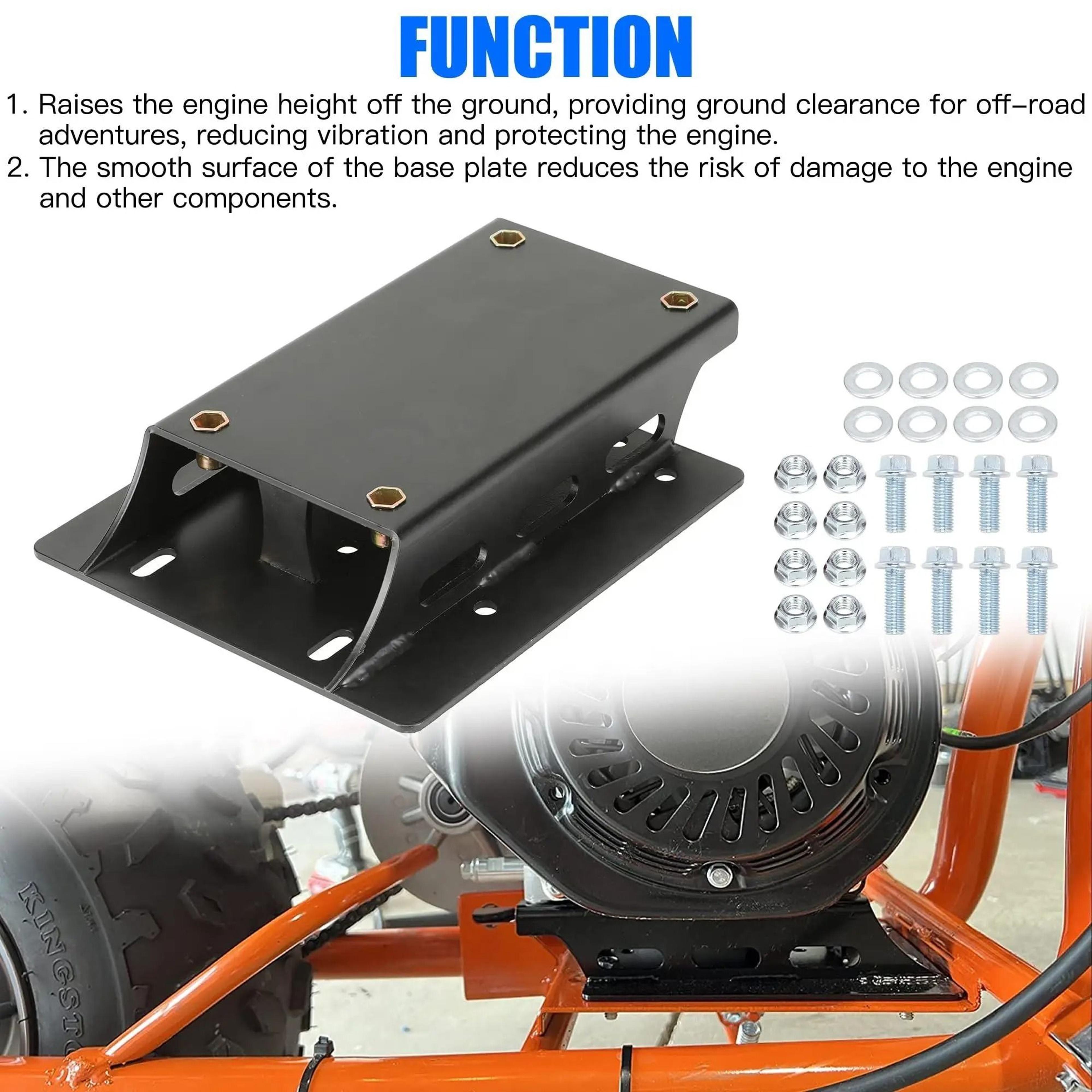 175Inch Torque Converter Riser Plate Mount For Predator 212cc 1