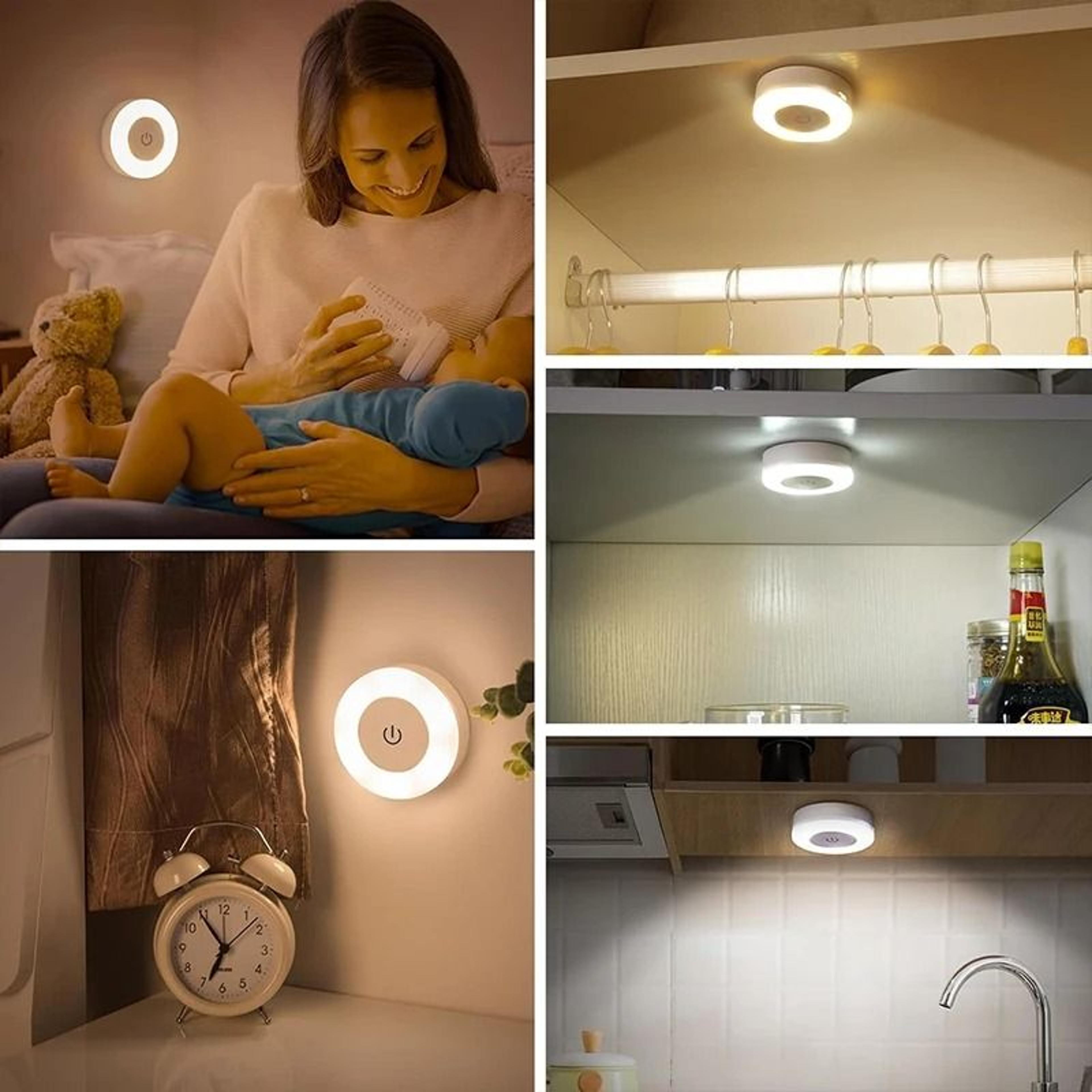 Portable LED Touch Baby Night Light USB Rechargeable Dimmable Mini Nursery Lamp 3
