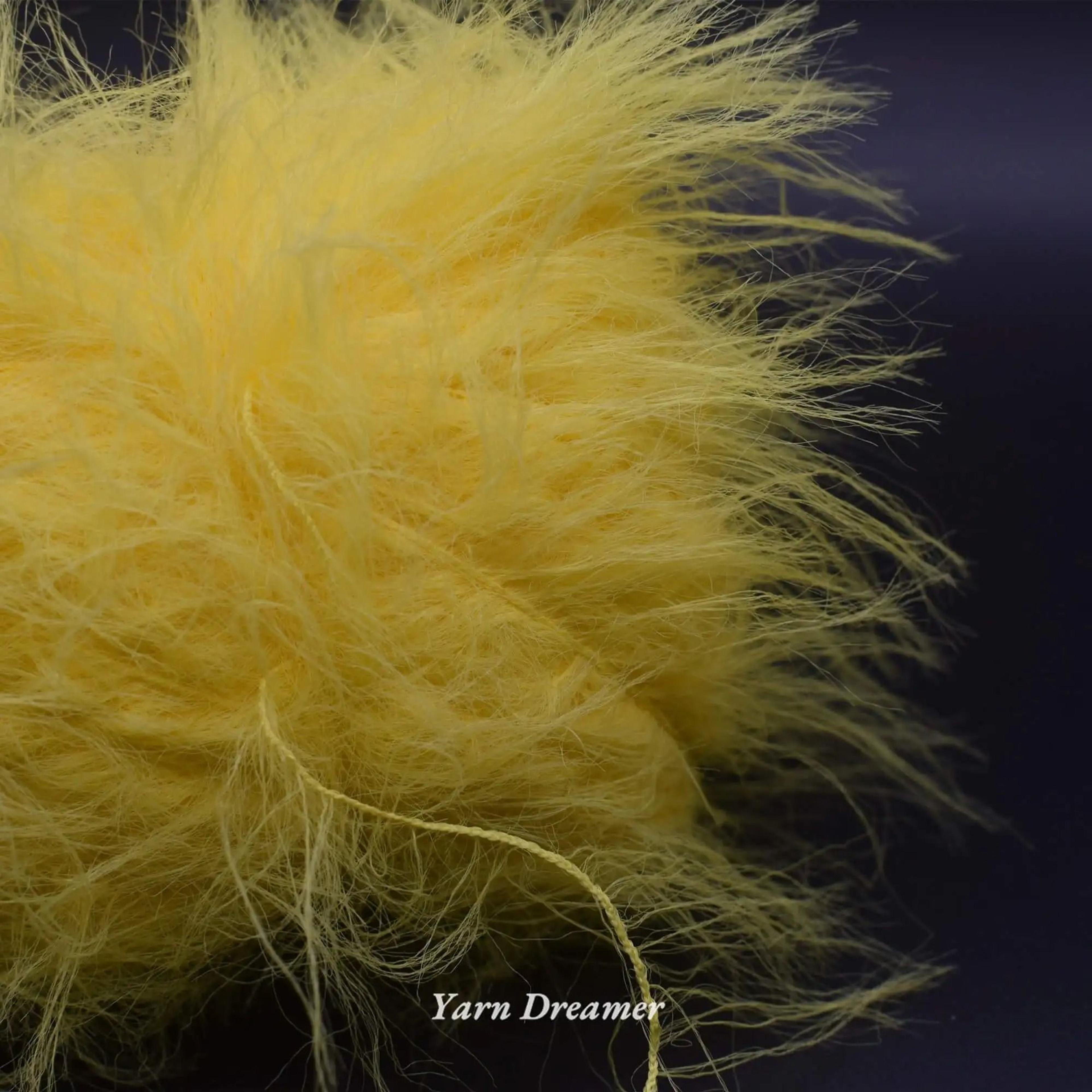 Soft Plush Fur Yarn 100g Fluffy Puffy Crochet And Knitting Wool Yarn 12