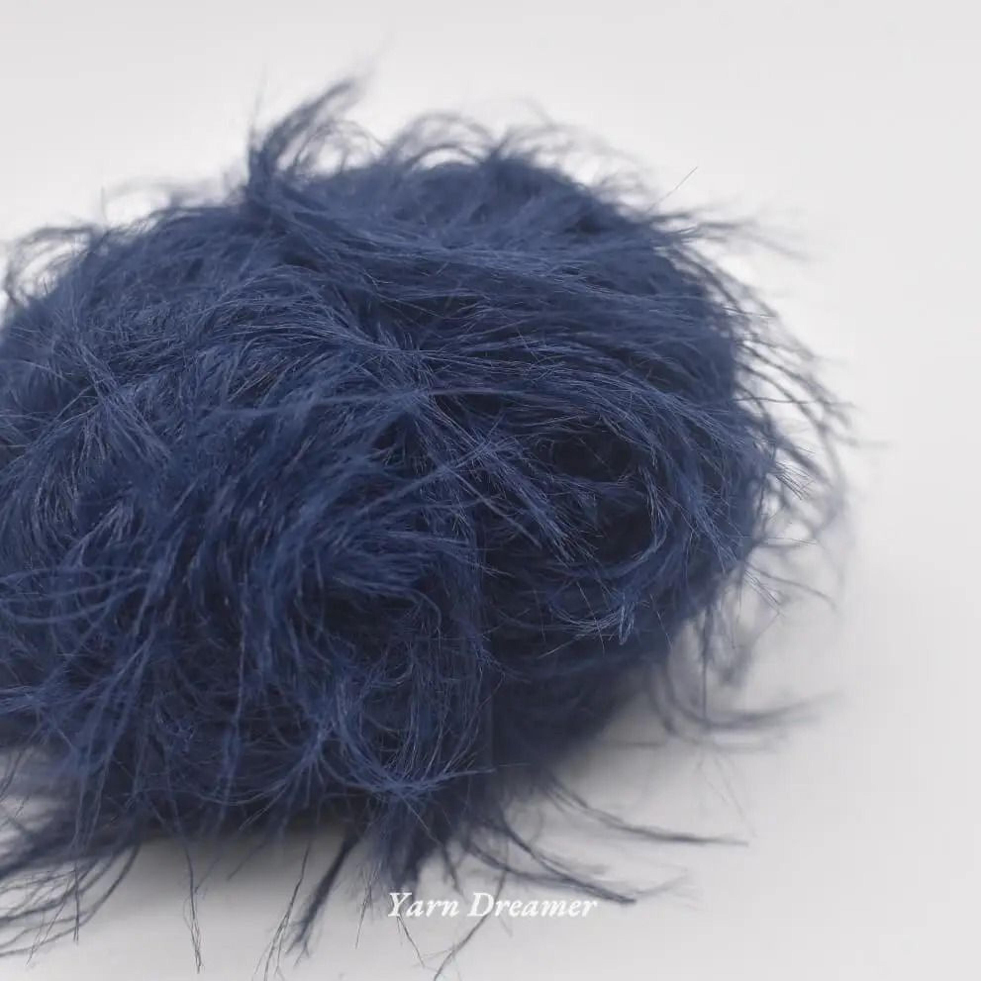 Soft Plush Fur Yarn 100g Fluffy Puffy Crochet And Knitting Wool Yarn 16