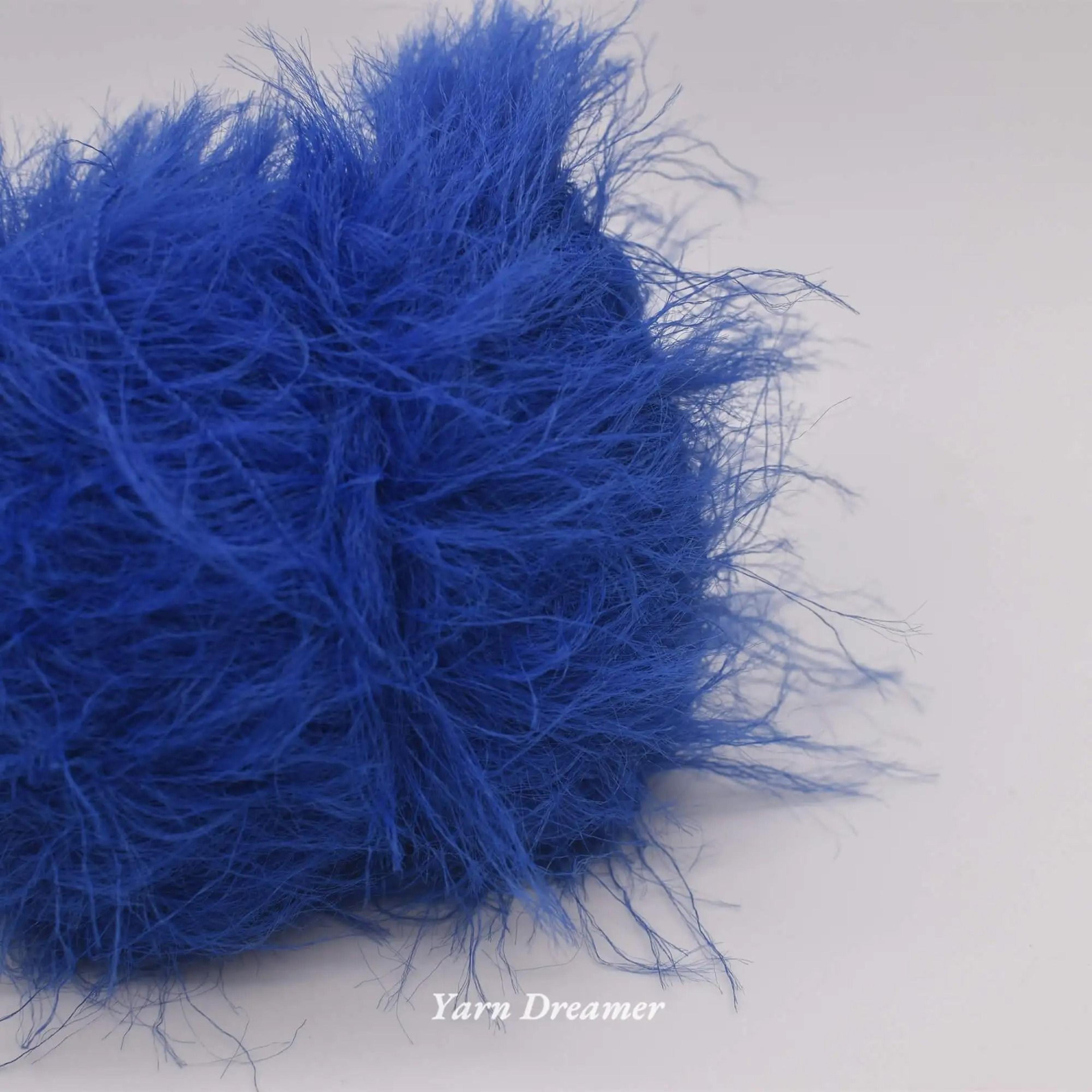 Soft Plush Fur Yarn 100g Fluffy Puffy Crochet And Knitting Wool Yarn 6