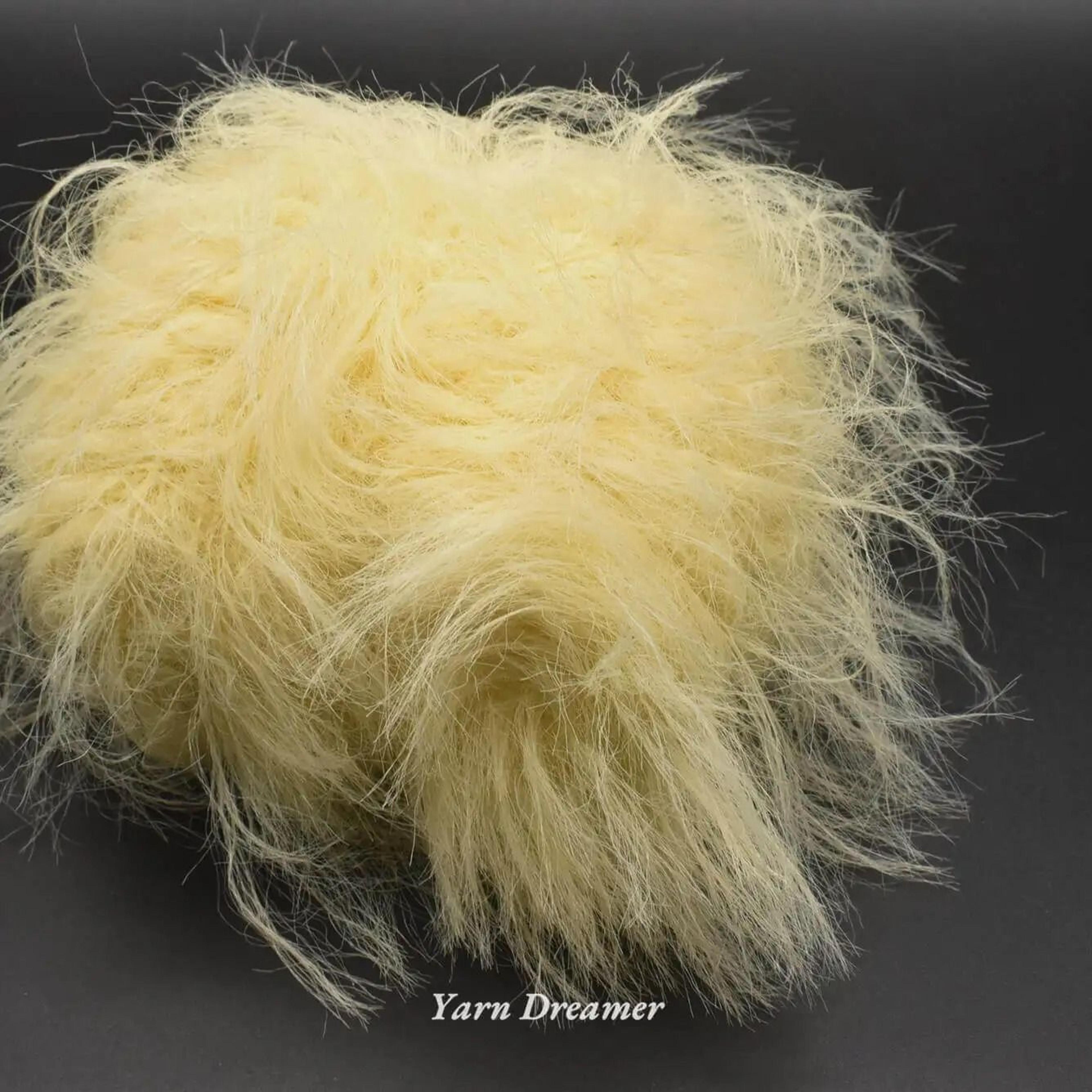 Soft Plush Fur Yarn 100g Fluffy Puffy Crochet And Knitting Wool Yarn 24