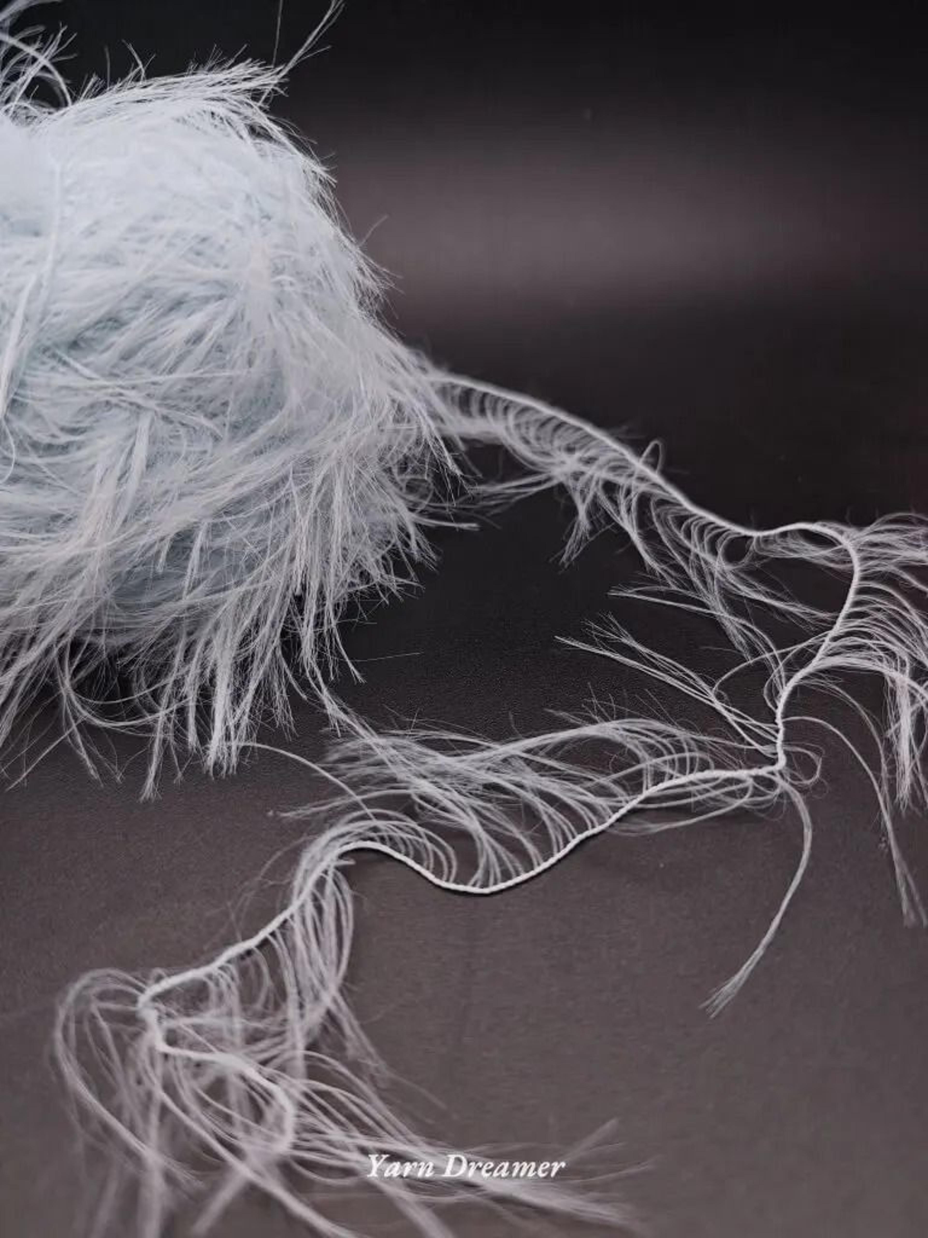 Soft Plush Fur Yarn 100g Fluffy Puffy Crochet And Knitting Wool Yarn 25