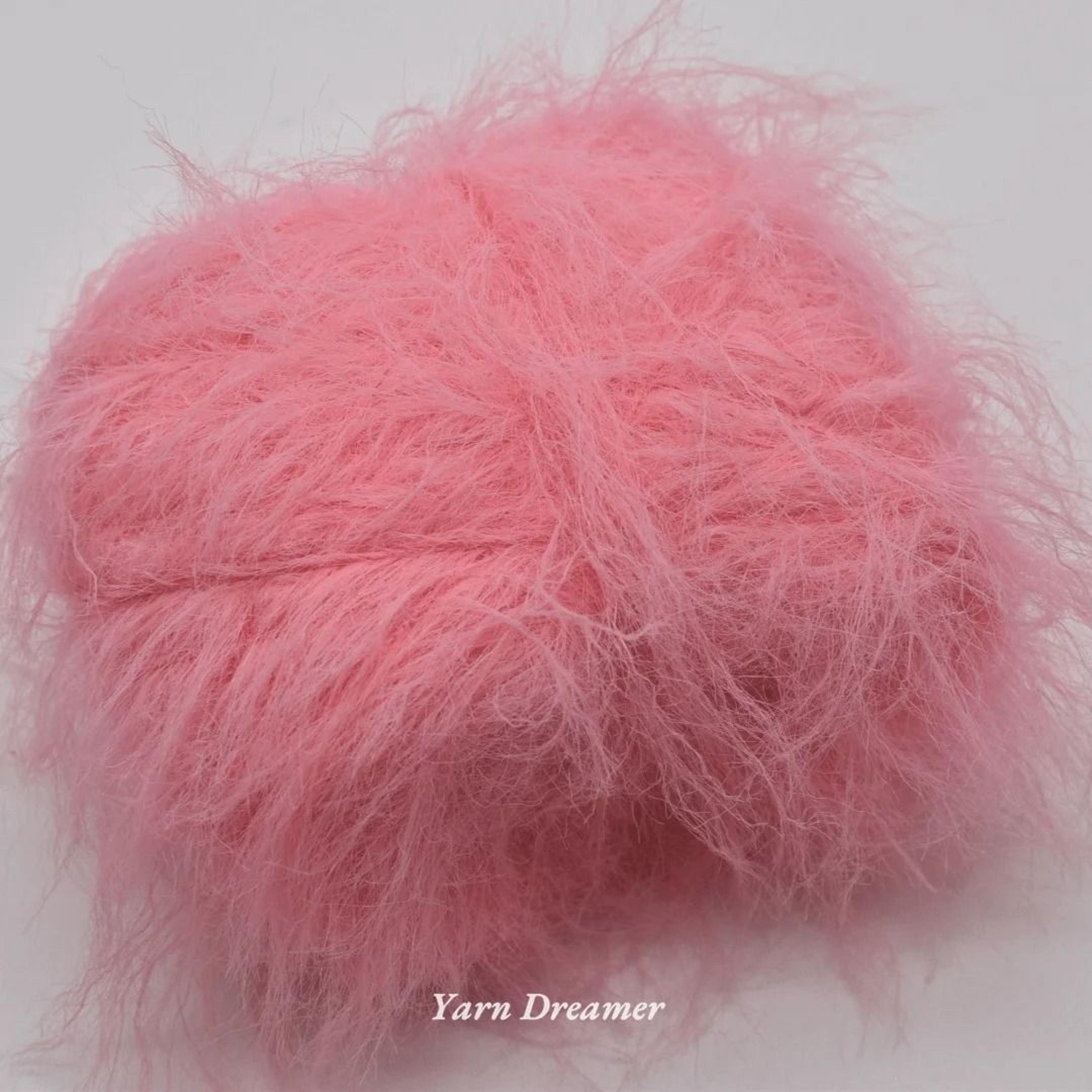 Soft Plush Fur Yarn 100g Fluffy Puffy Crochet And Knitting Wool Yarn 26