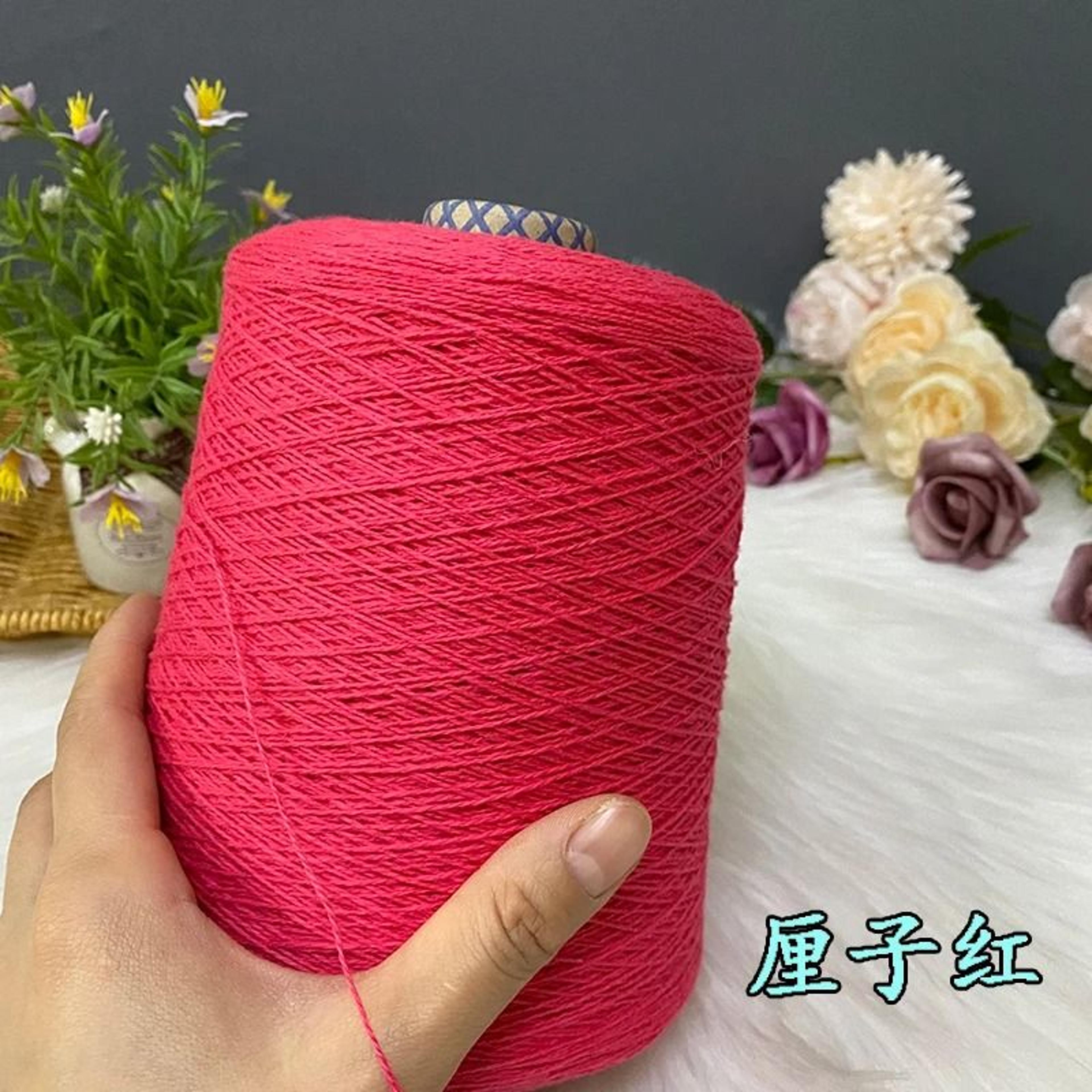 Pure Natural Cotton Yarn 500g Skein Soft Hand Knitting And Crochet Yarn 9