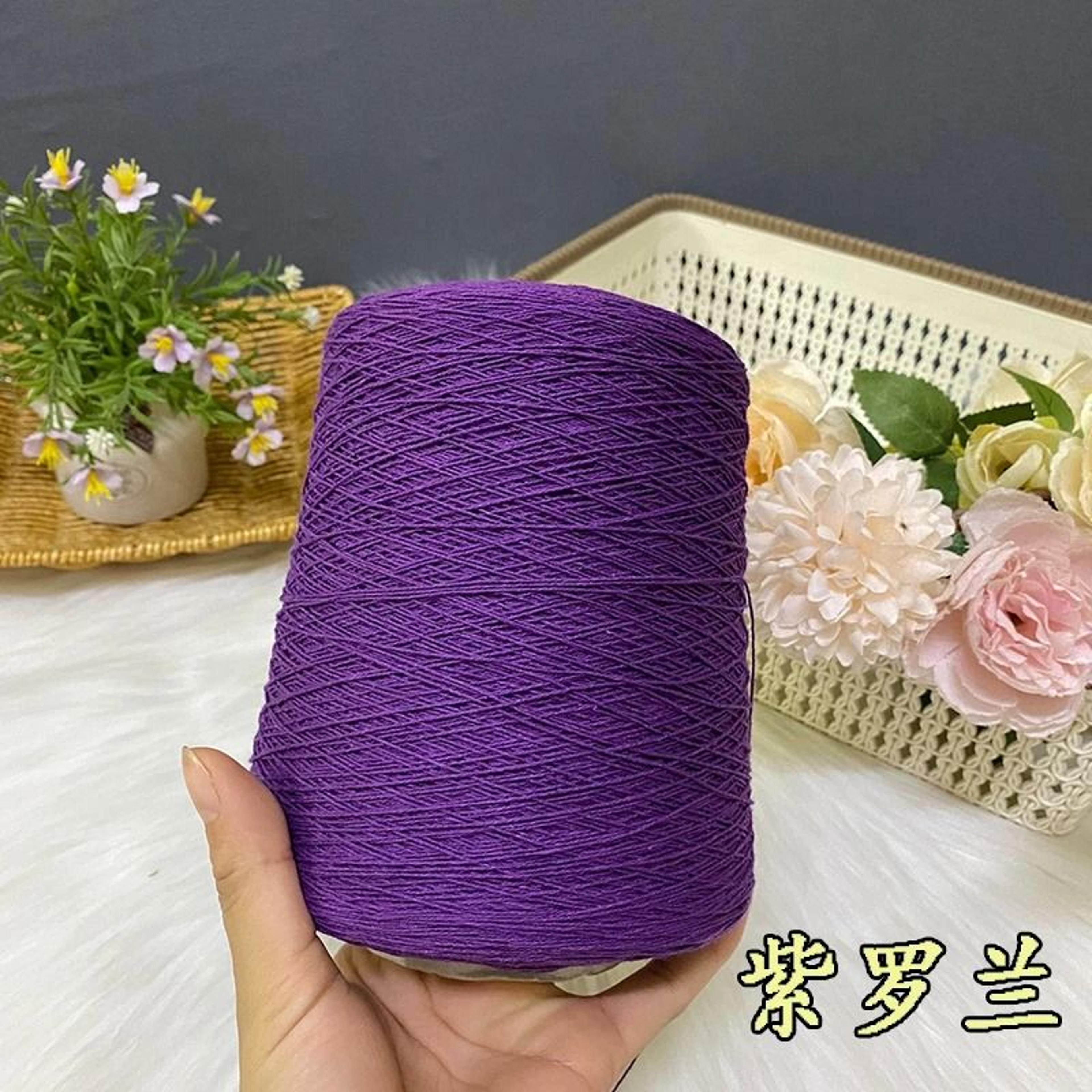 Pure Natural Cotton Yarn 500g Skein Soft Hand Knitting And Crochet Yarn 10