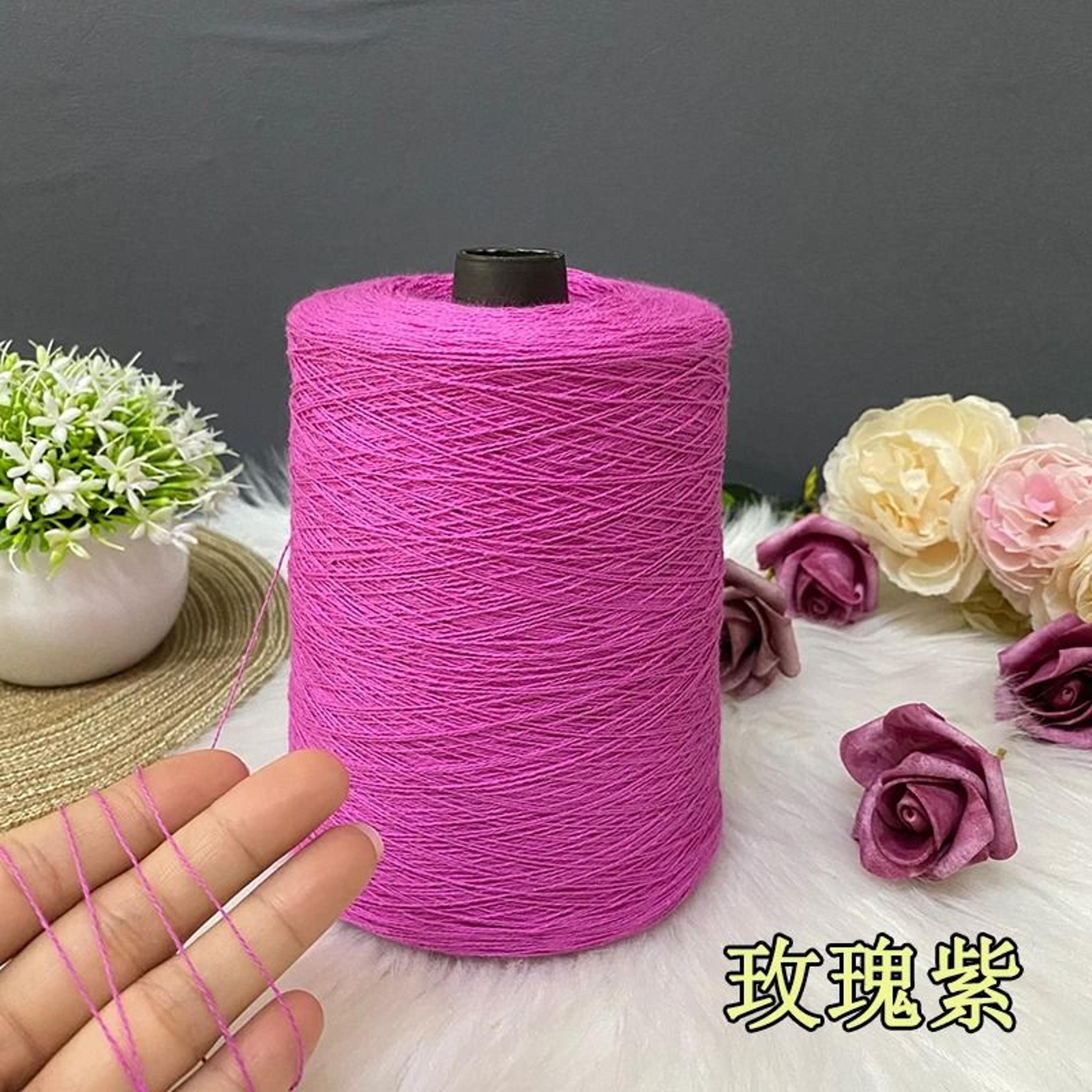 Pure Natural Cotton Yarn 500g Skein Soft Hand Knitting And Crochet Yarn 11