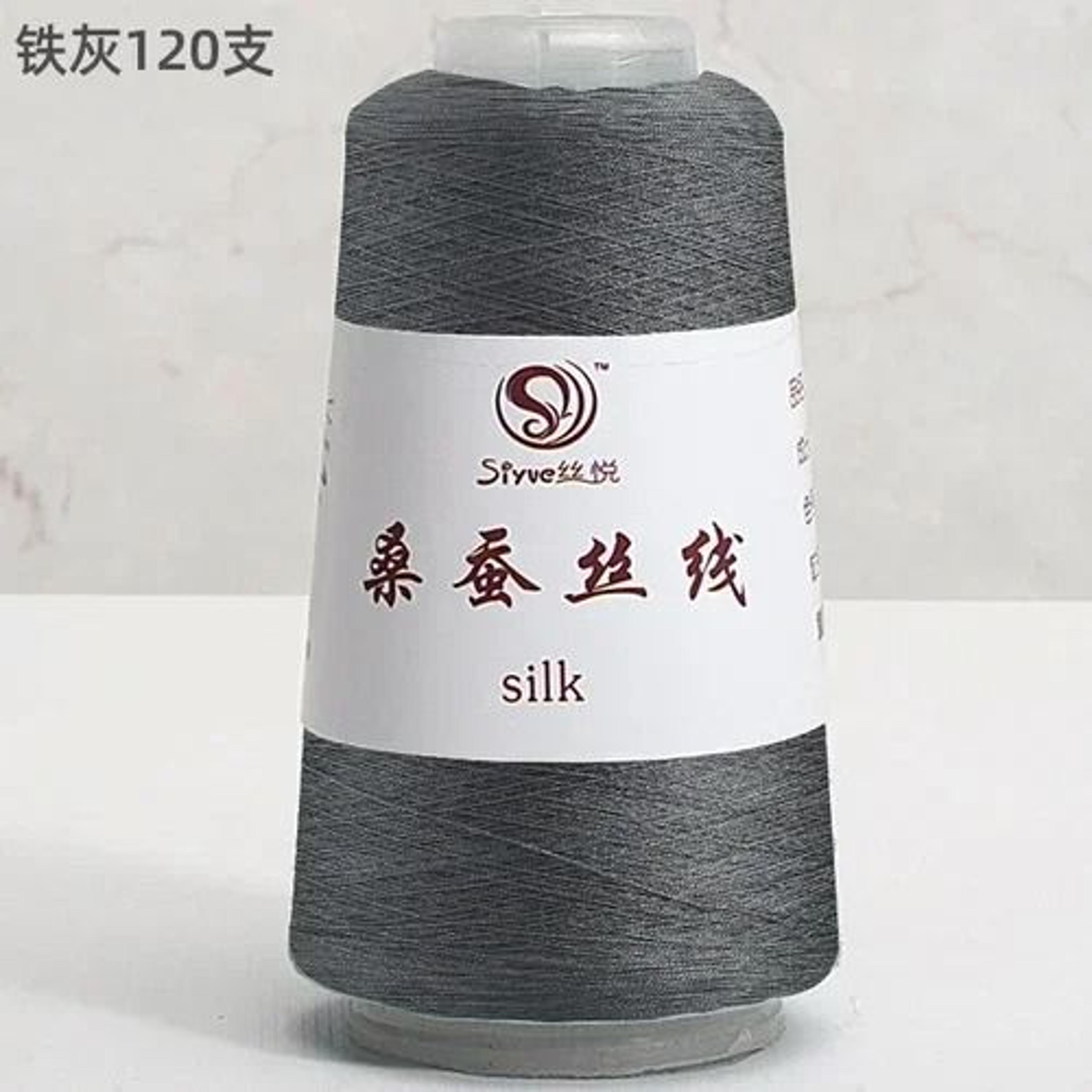 Real Silk Yarn For Knitting And Crochet Luxury Hand Weaving Thread 11