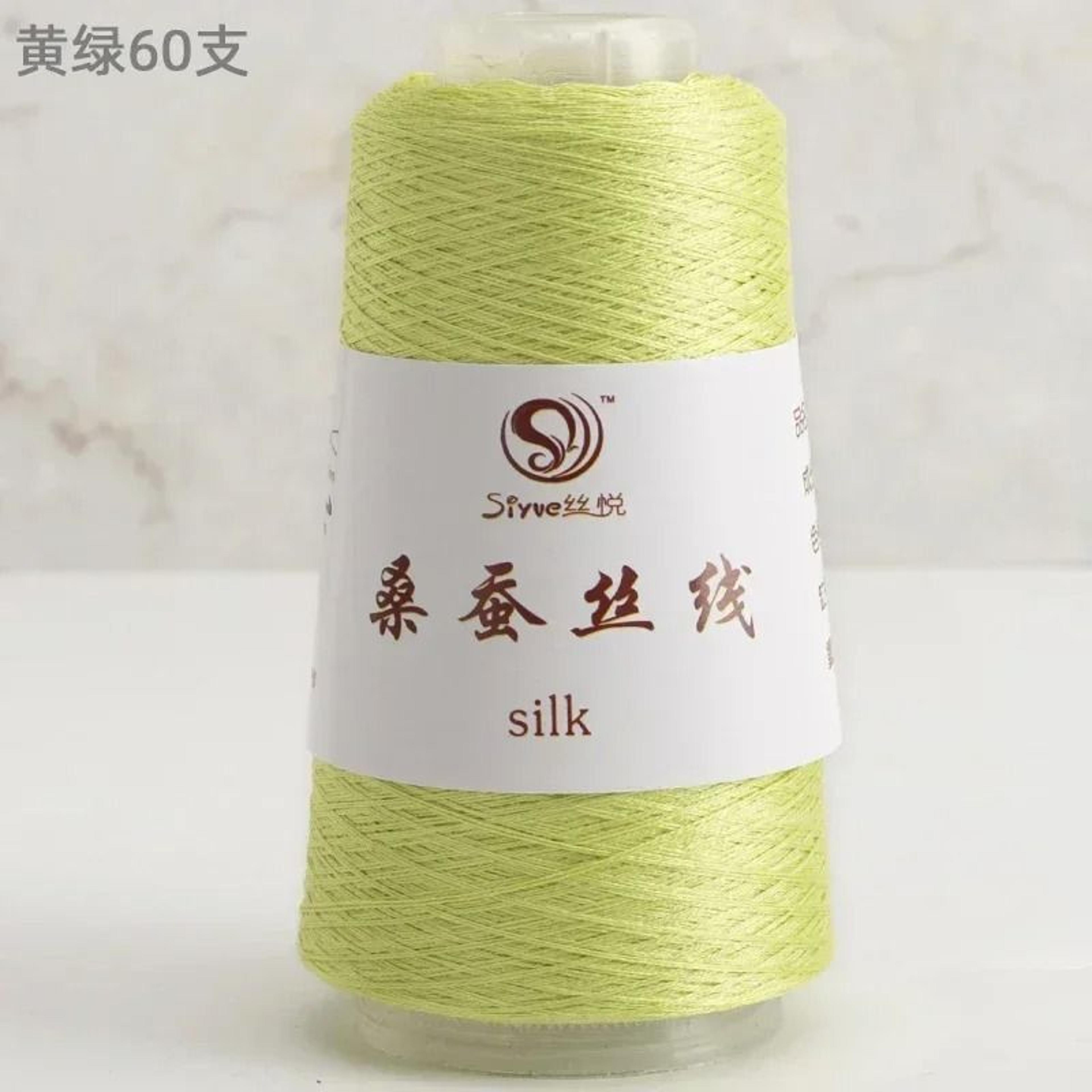 Real Silk Yarn For Knitting And Crochet Luxury Hand Weaving Thread 13