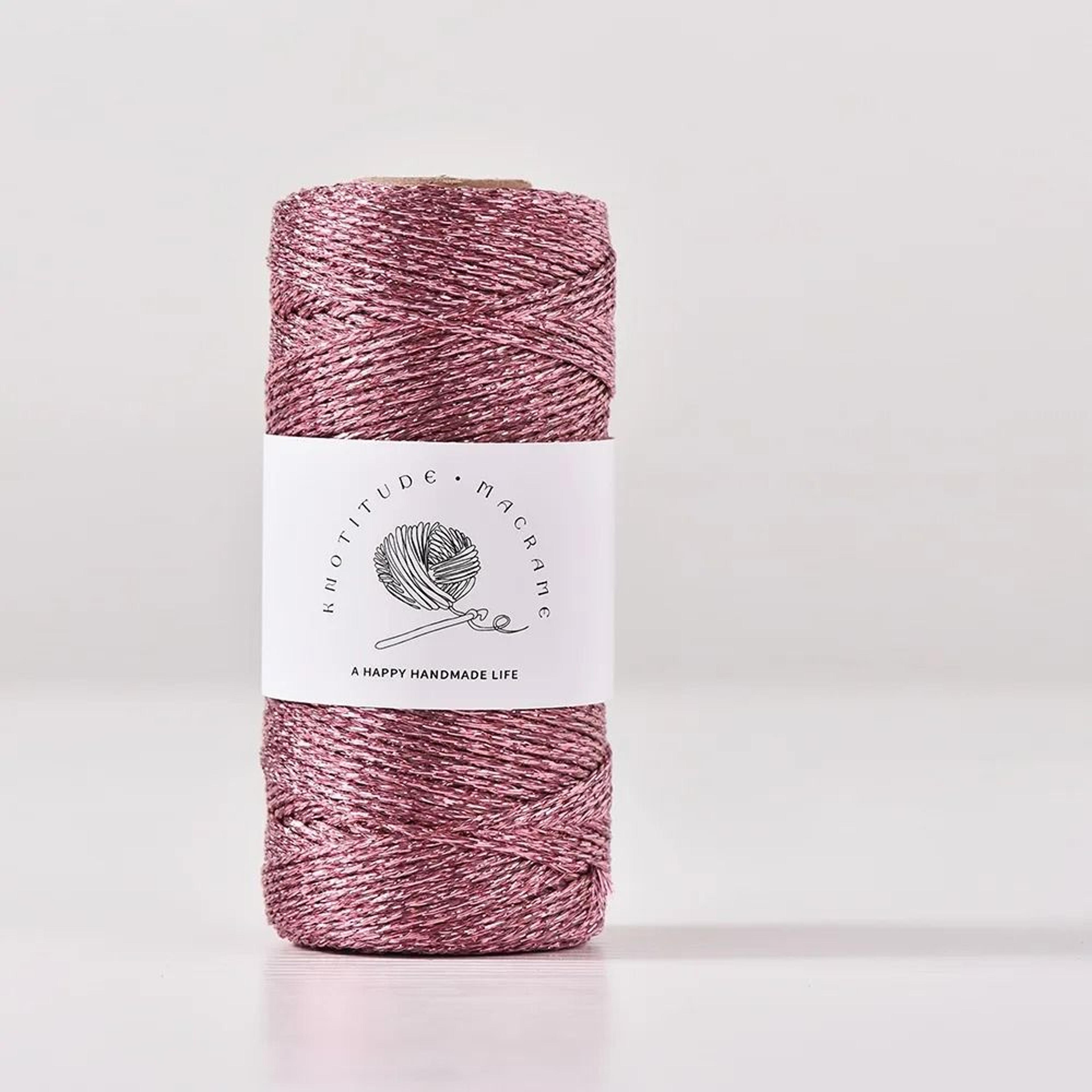 1mm Metallic Glitter Yarn Gold Silver Cord Thread For Knitting Crochet And Gift Wrapping 2