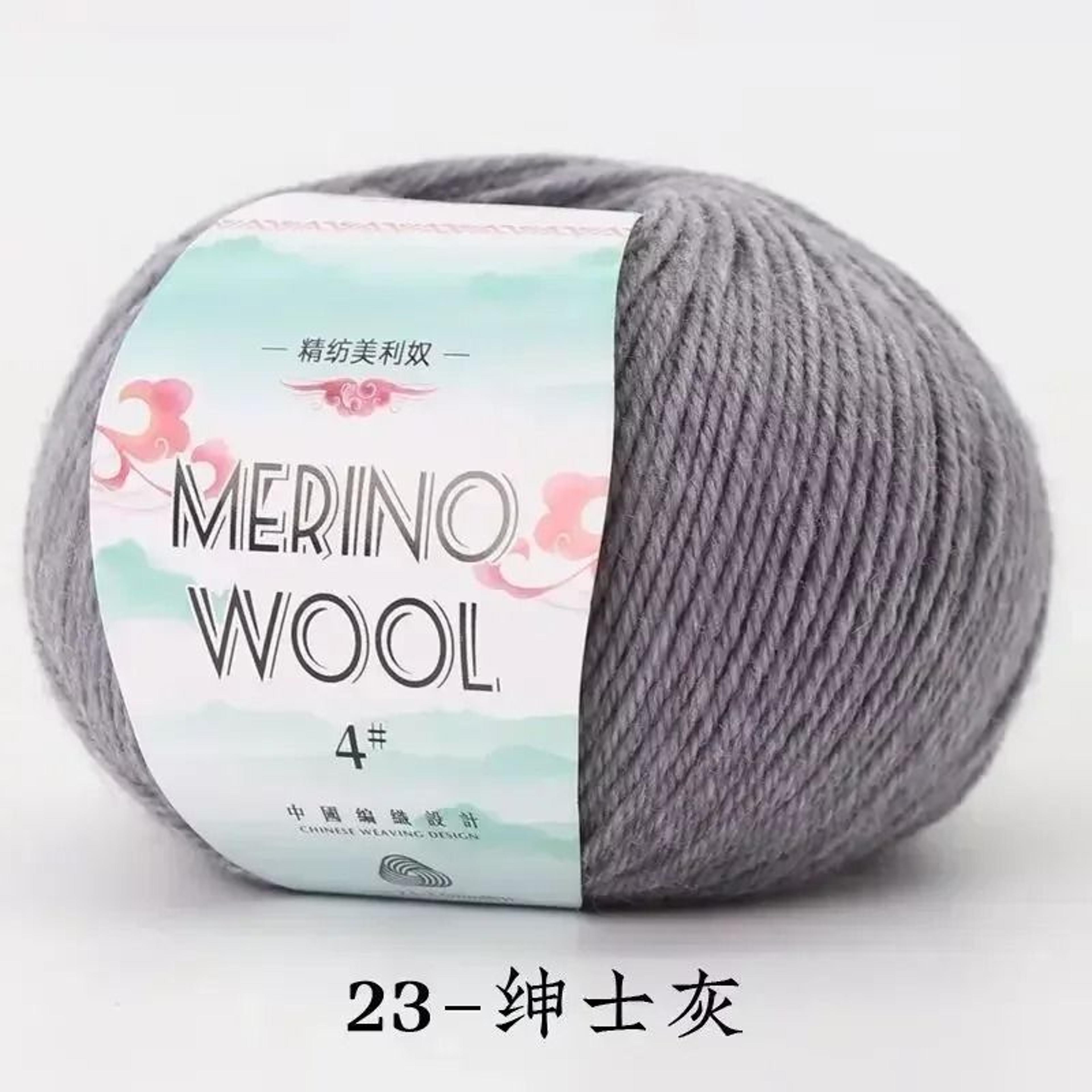 50g Coarse Merino Wool Yarn Ball Soft Cozy Hand Knitting Thread For Sweaters And Scarves 27