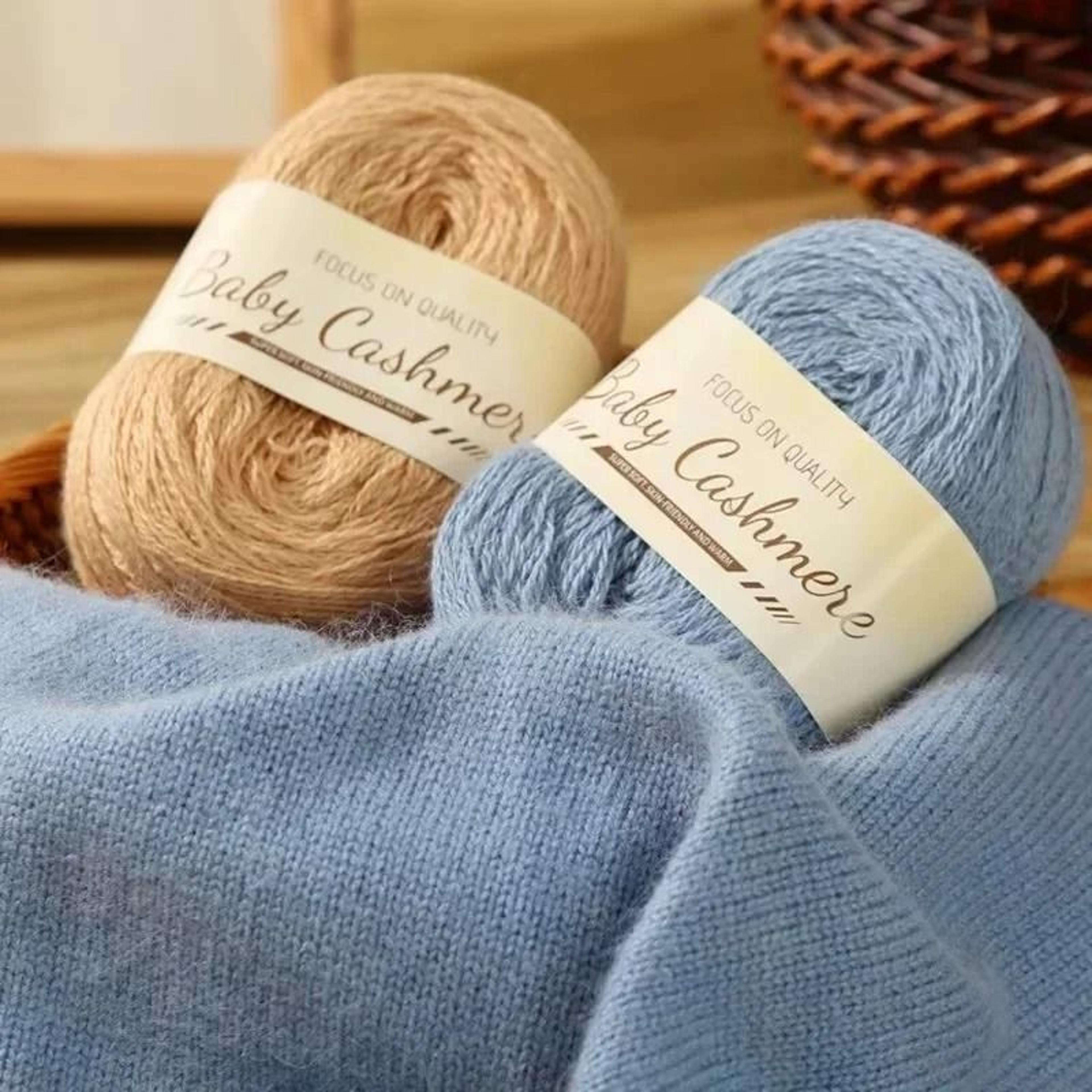 50g Soft Mohair Cashmere Thin Wool Yarn Roll For DIY Hand Crochet And Fine Knitting 1