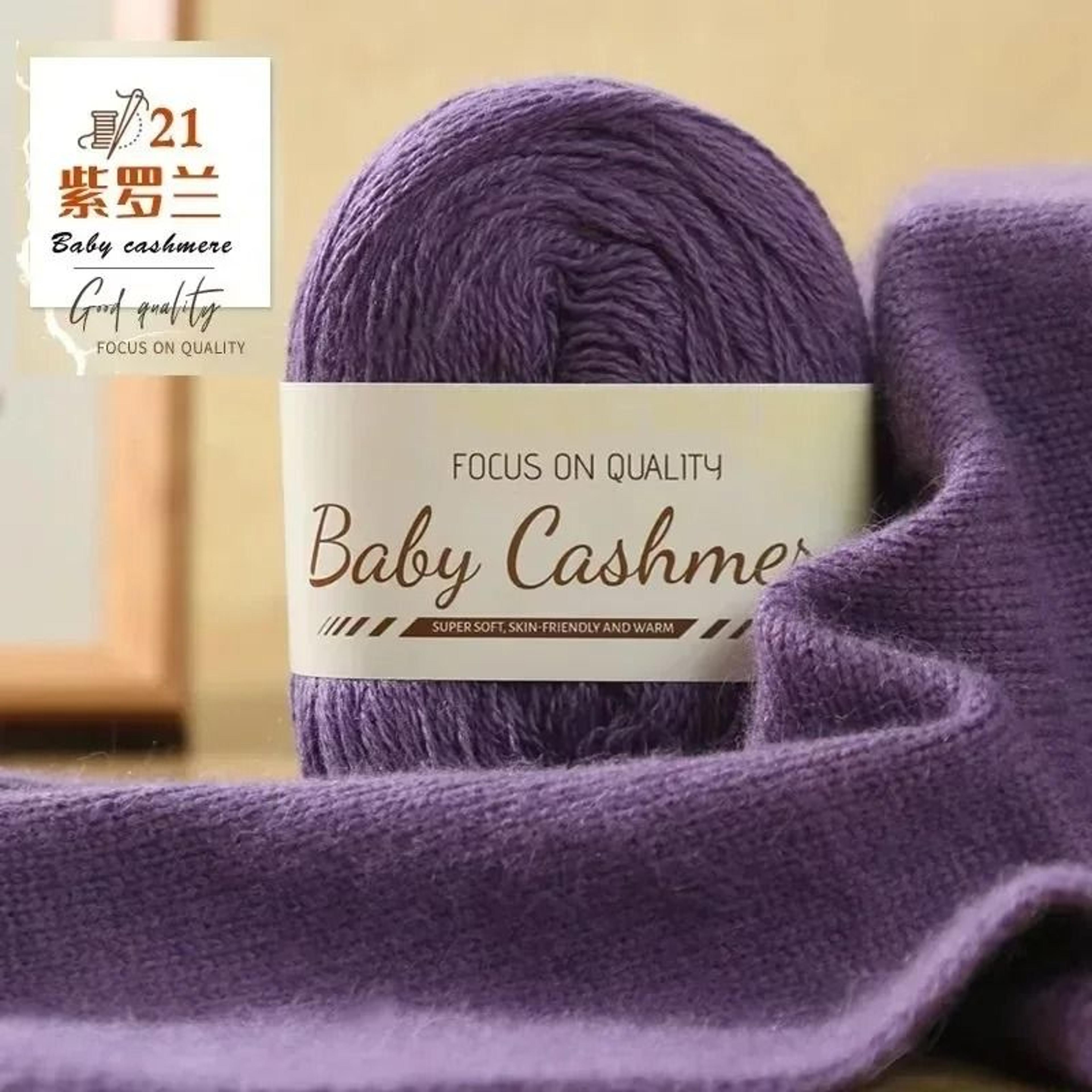 50g Soft Mohair Cashmere Thin Wool Yarn Roll For DIY Hand Crochet And Fine Knitting 21
