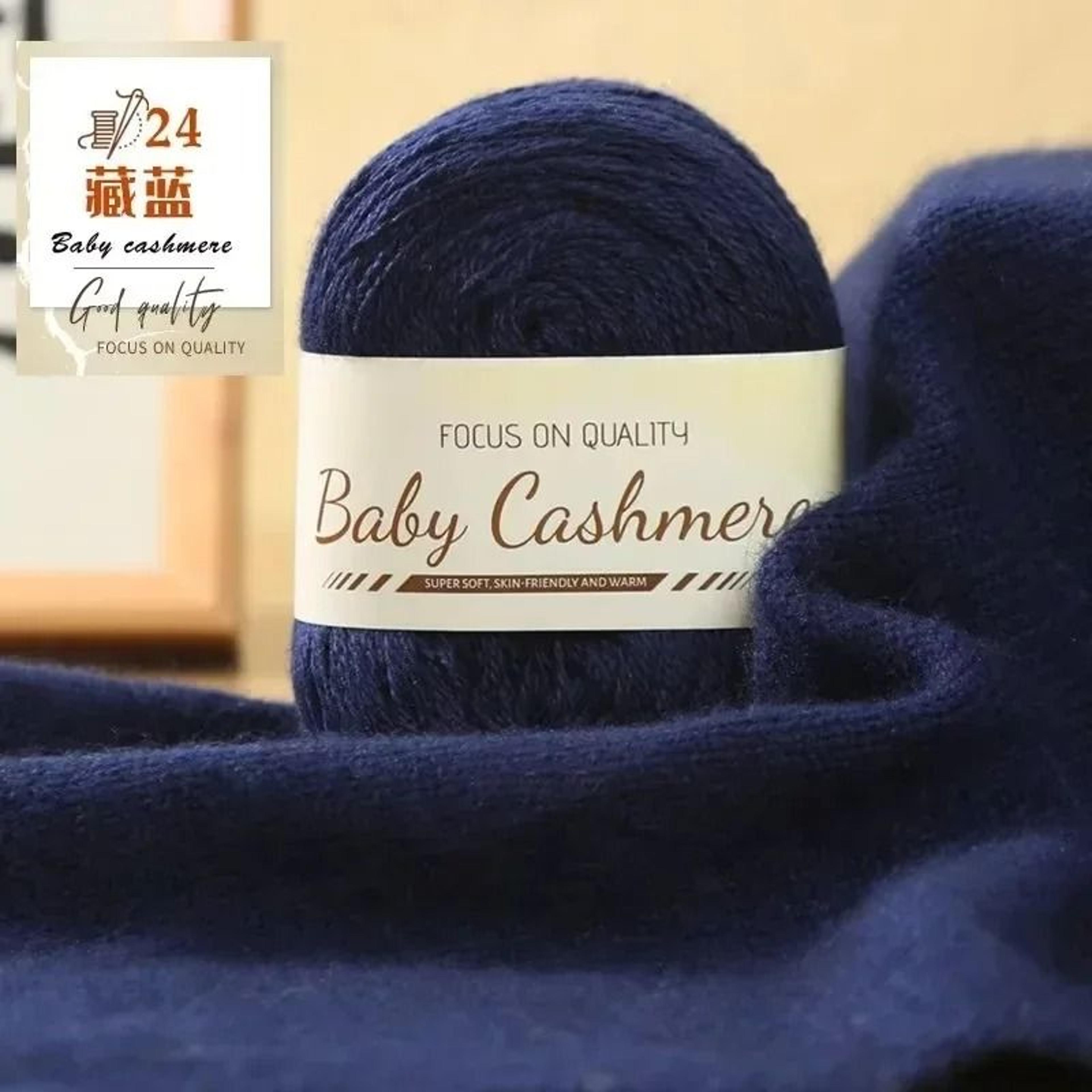 50g Soft Mohair Cashmere Thin Wool Yarn Roll For DIY Hand Crochet And Fine Knitting 24