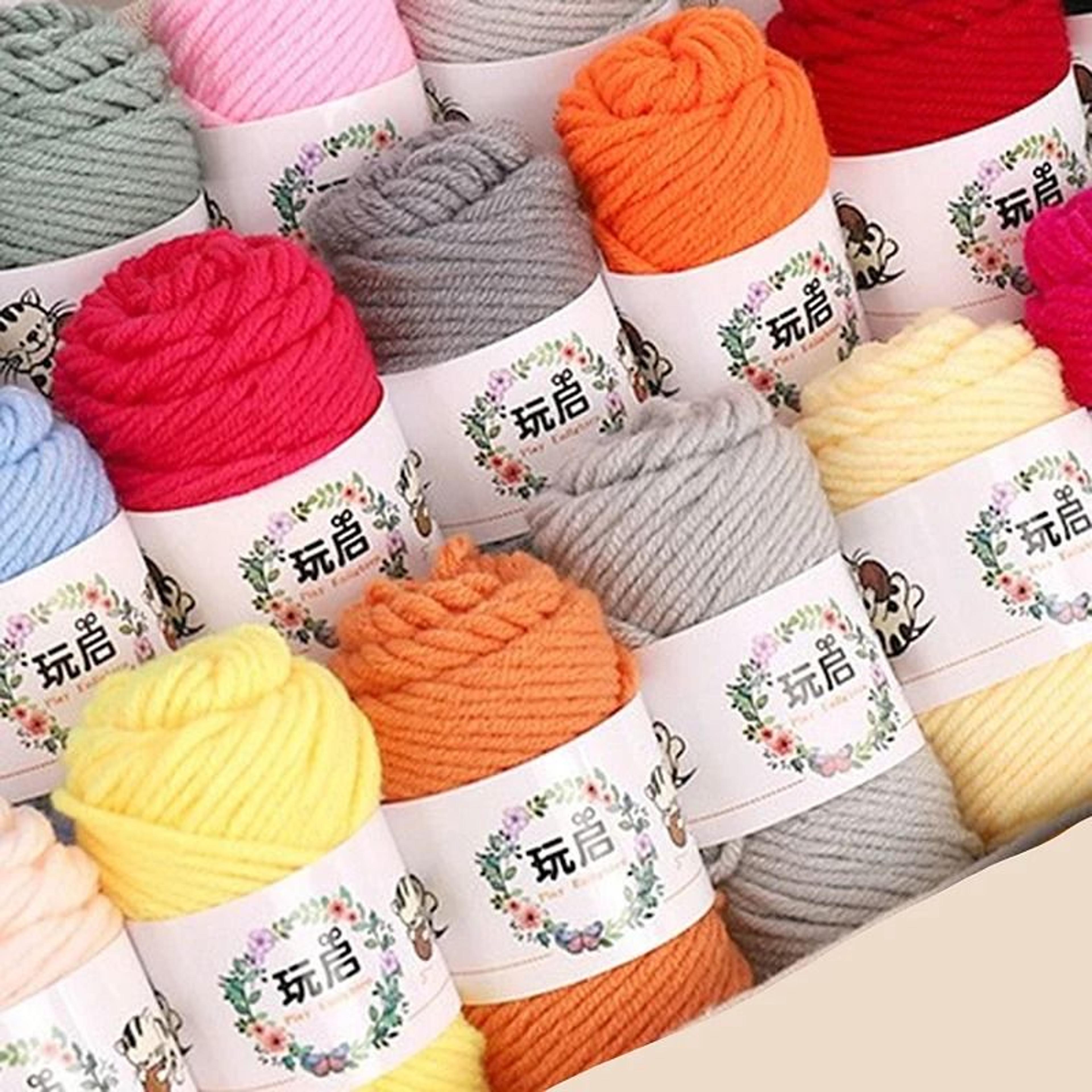 10g 5Ply Baby Milk Soft Cotton Wool Yarn Mini Roll For Crochet Sweaters Dolls Hats Crafts 2