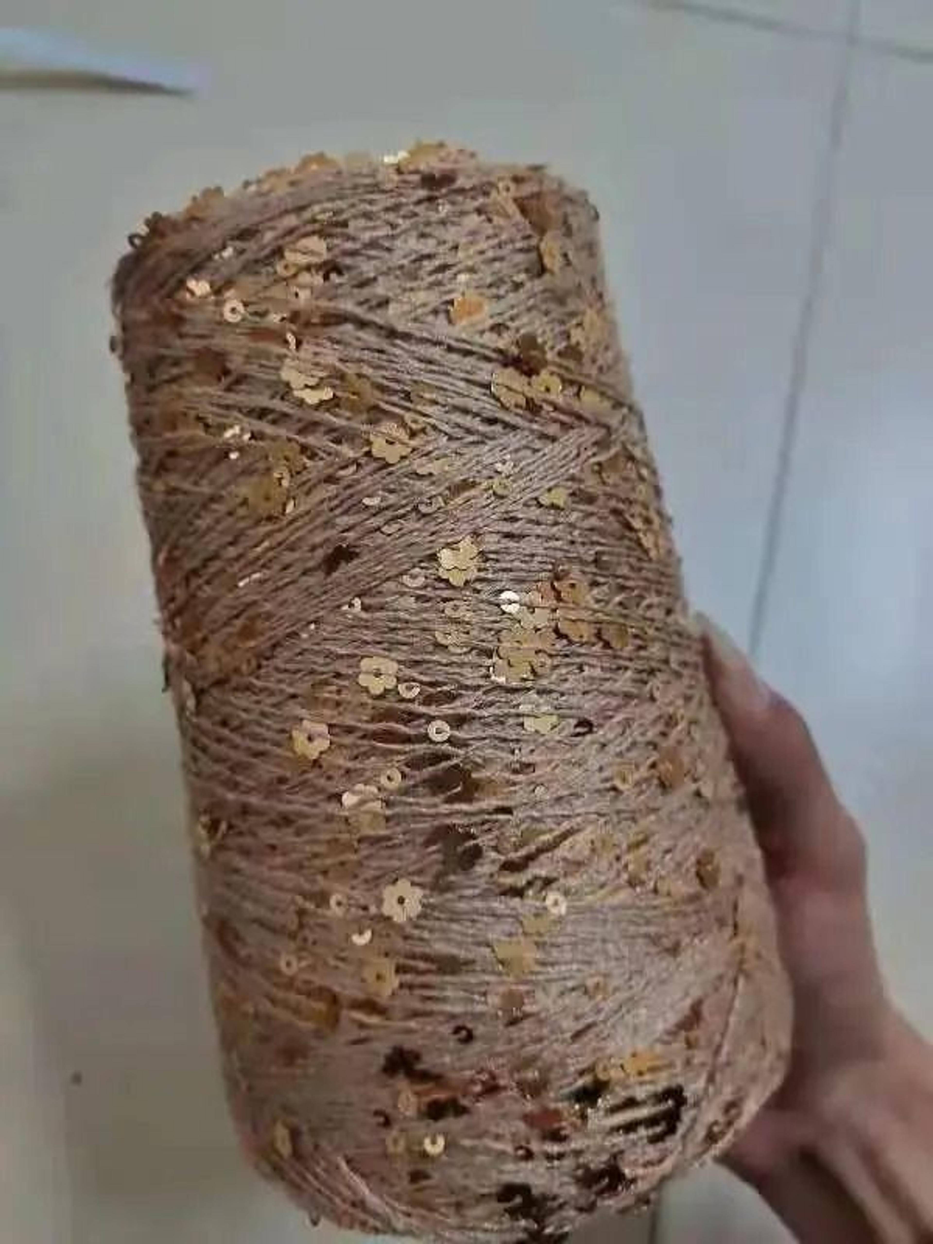 50g Sequins Cotton Yarn 6mm3mm Special Glitter Thread For DIY Crochet Dolls And Hand Knitting 7