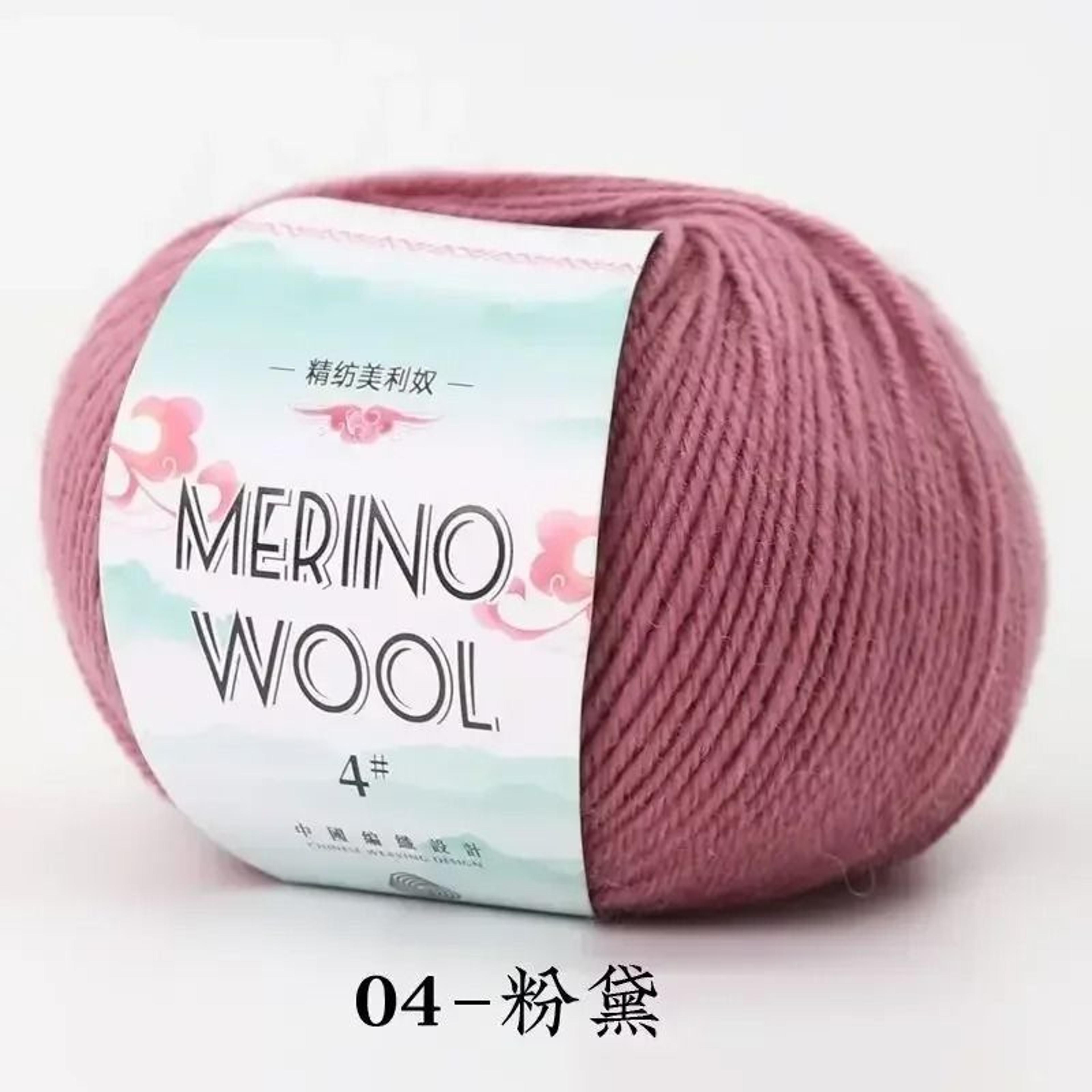 50g Merino Wool Yarn Ball Coarse Wool Thread For DIY Hand Knitting Sweaters And Scarves 8