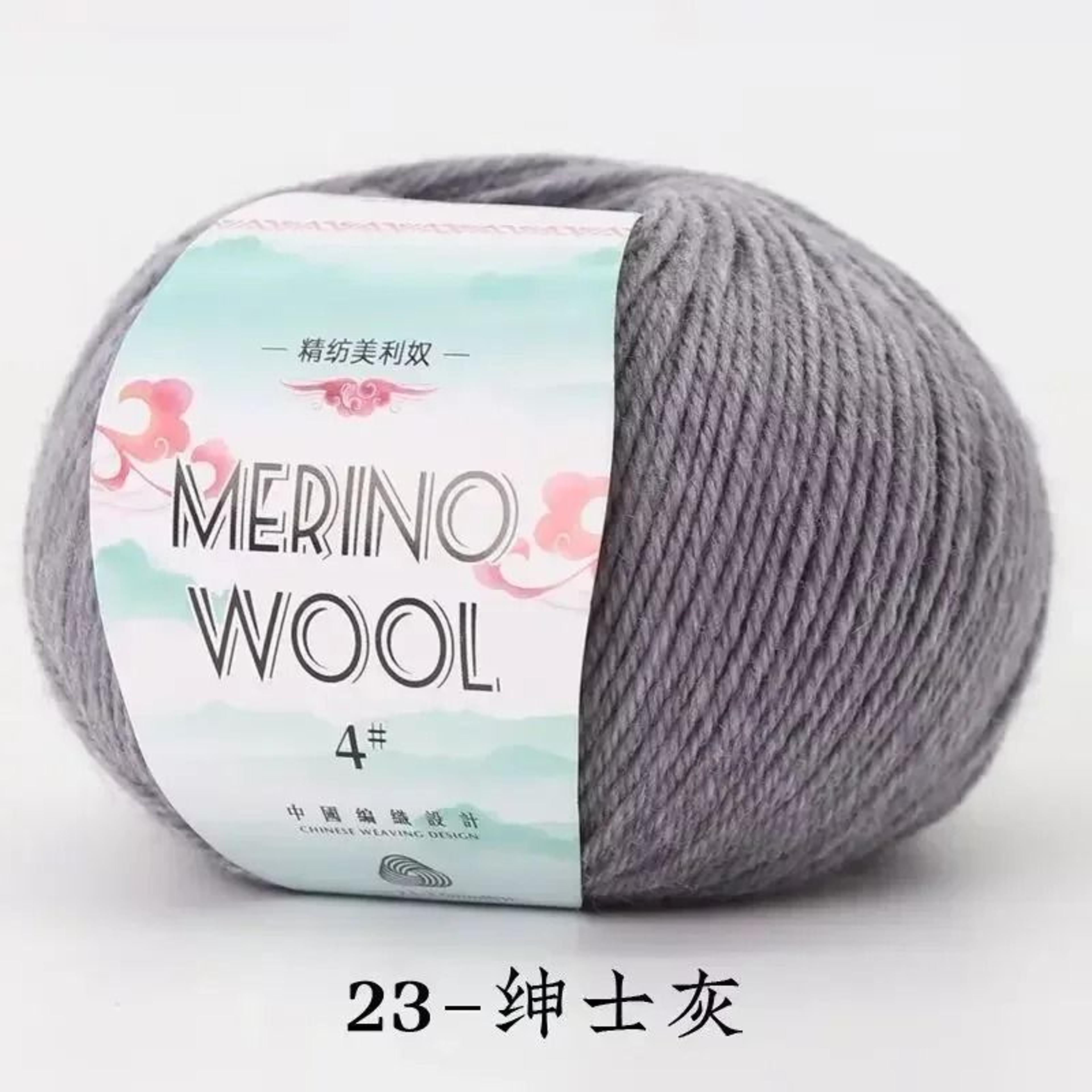 50g Merino Wool Yarn Ball Coarse Wool Thread For DIY Hand Knitting Sweaters And Scarves 27