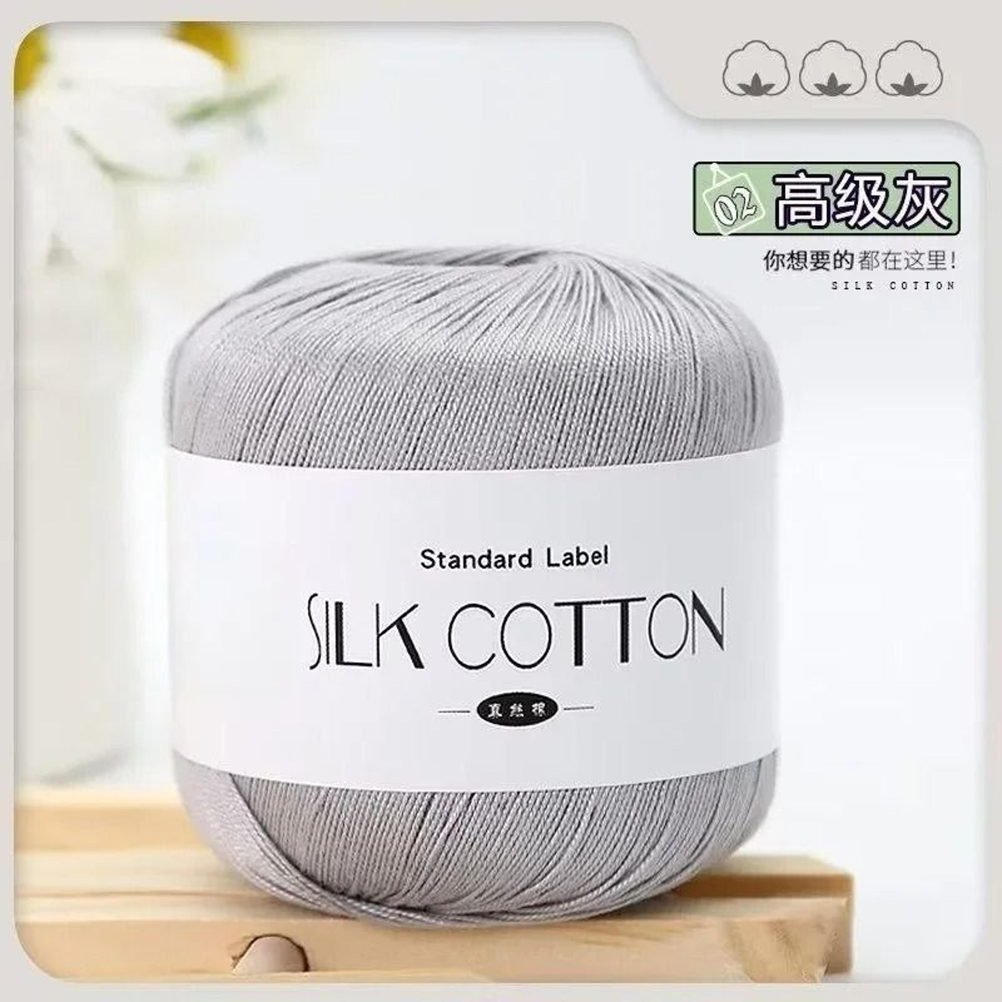 50g Silk Lace Cotton Milk Crochet Yarn Soft Thread For Baby Garments Hand Knitting And Cross Stitch 3