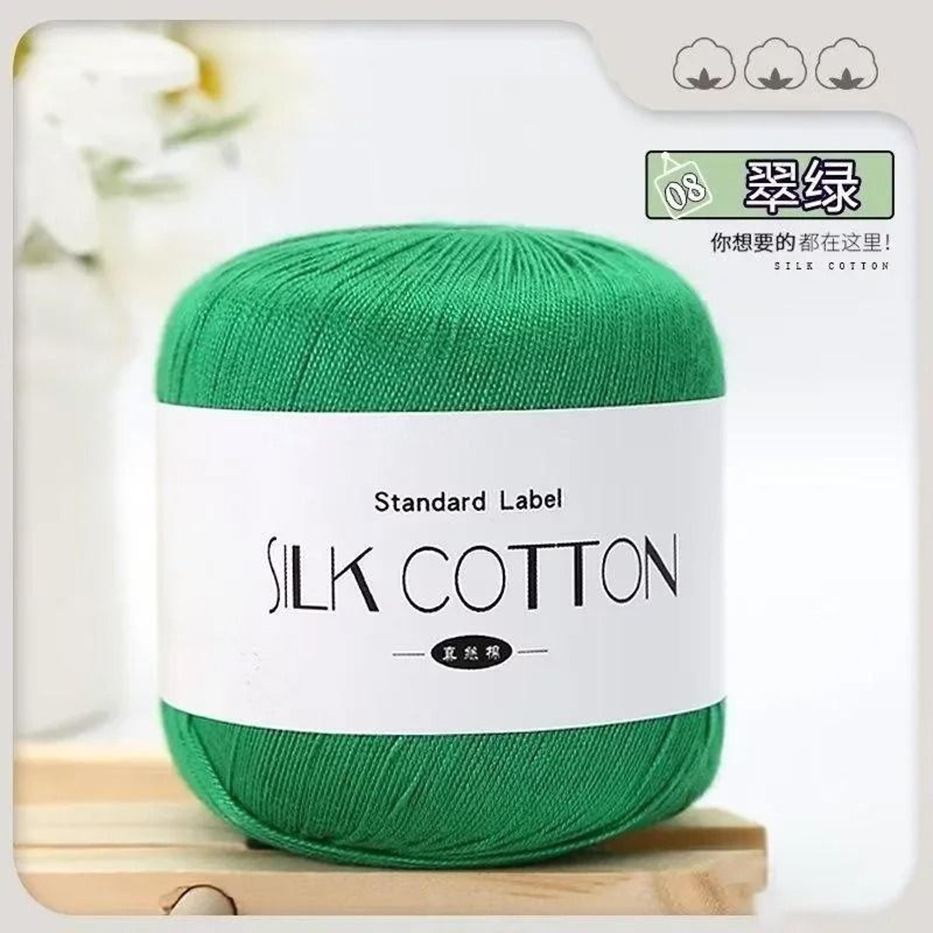 50g Silk Lace Cotton Milk Crochet Yarn Soft Thread For Baby Garments Hand Knitting And Cross Stitch 14