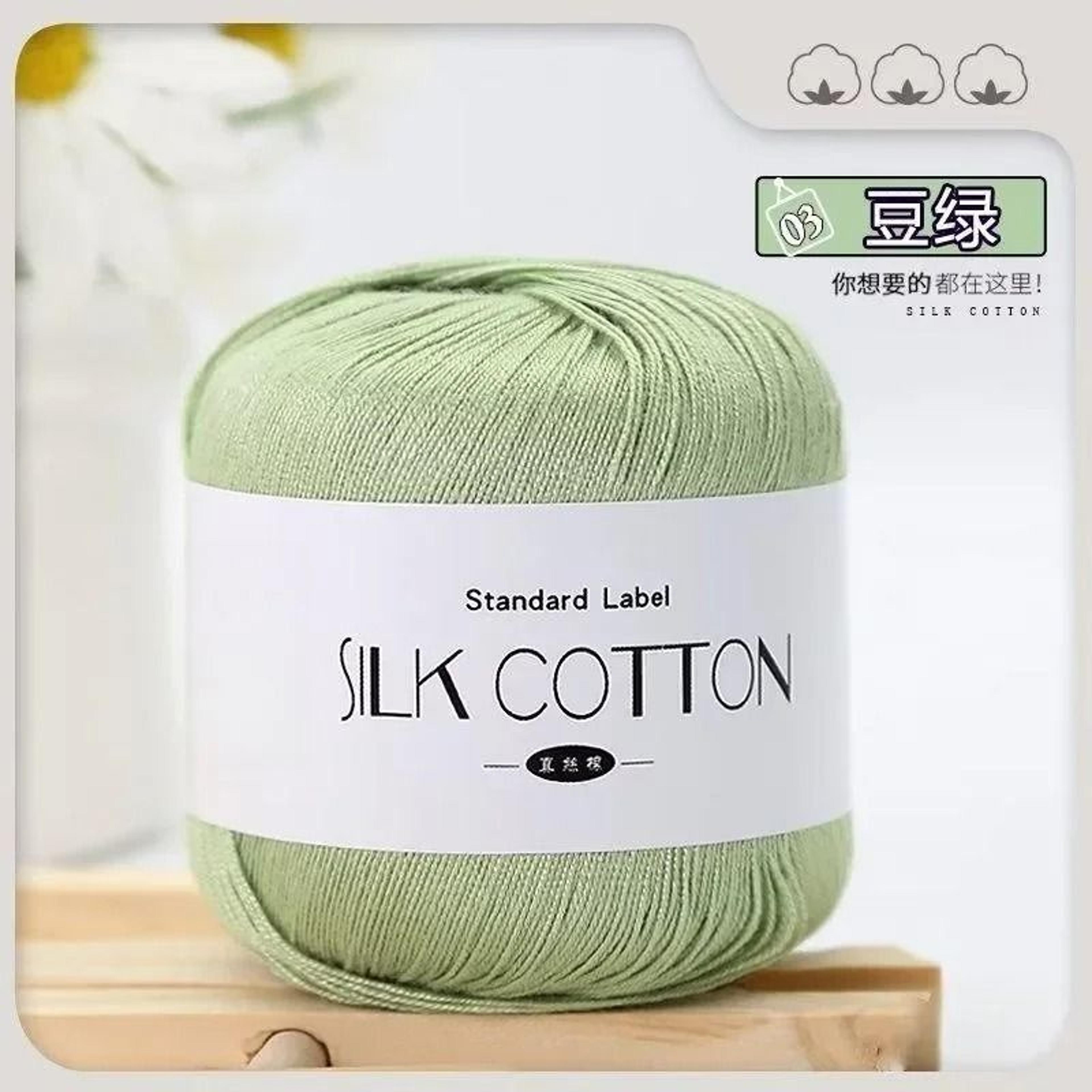 50g Silk Lace Cotton Milk Crochet Yarn Soft Thread For Baby Garments Hand Knitting And Cross Stitch 5