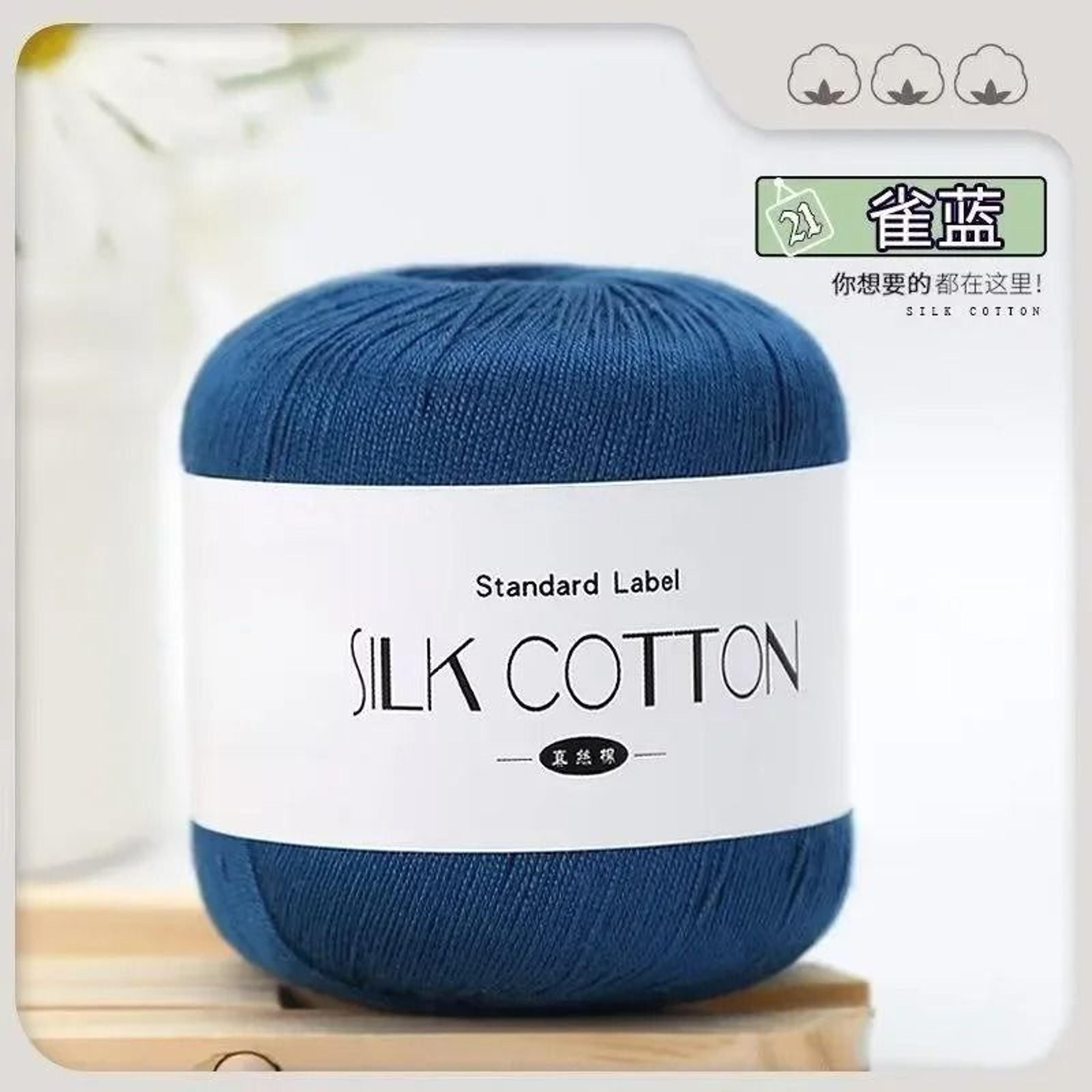 50g Silk Lace Cotton Milk Crochet Yarn Soft Thread For Baby Garments Hand Knitting And Cross Stitch 18