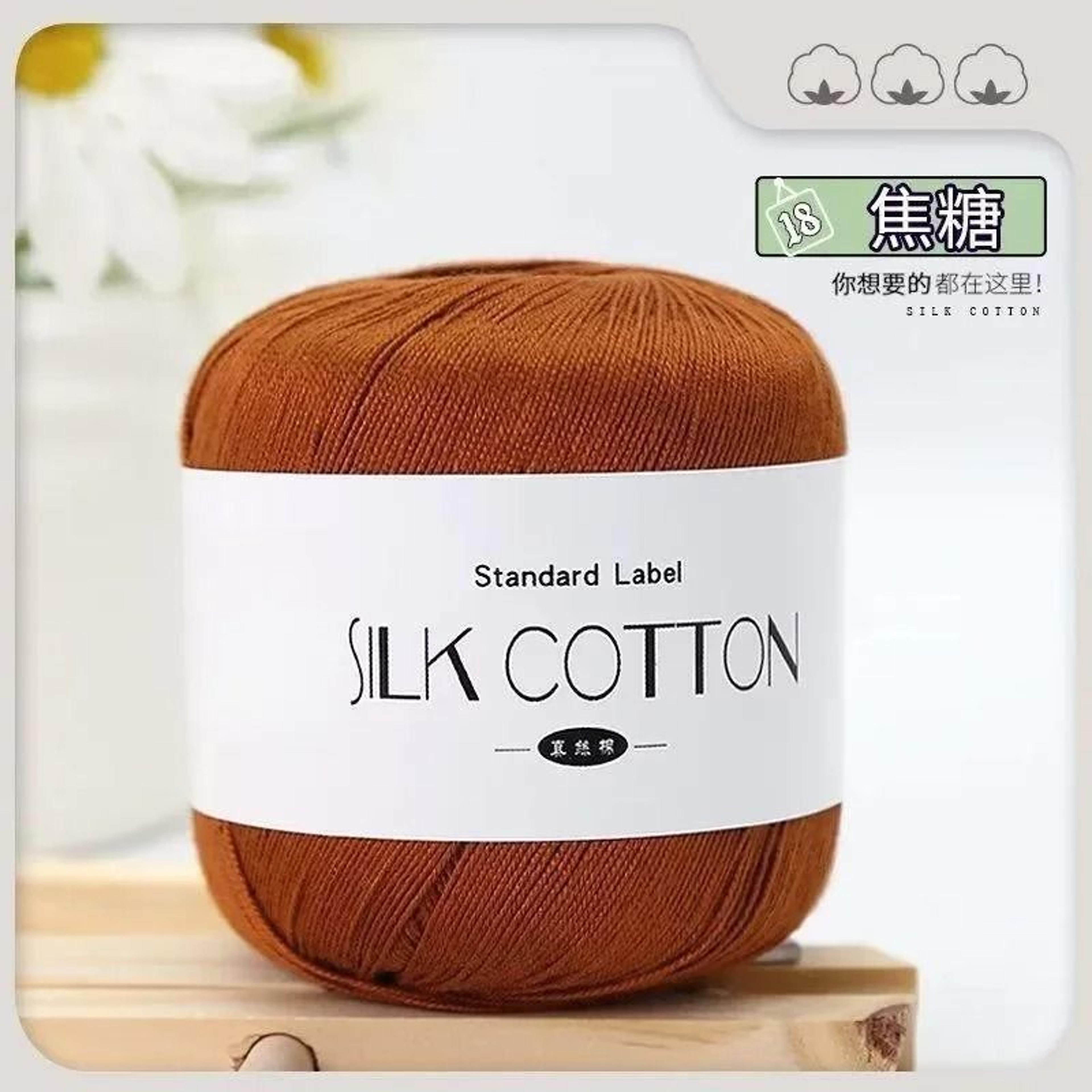 50g Silk Lace Cotton Milk Crochet Yarn Soft Thread For Baby Garments Hand Knitting And Cross Stitch 21