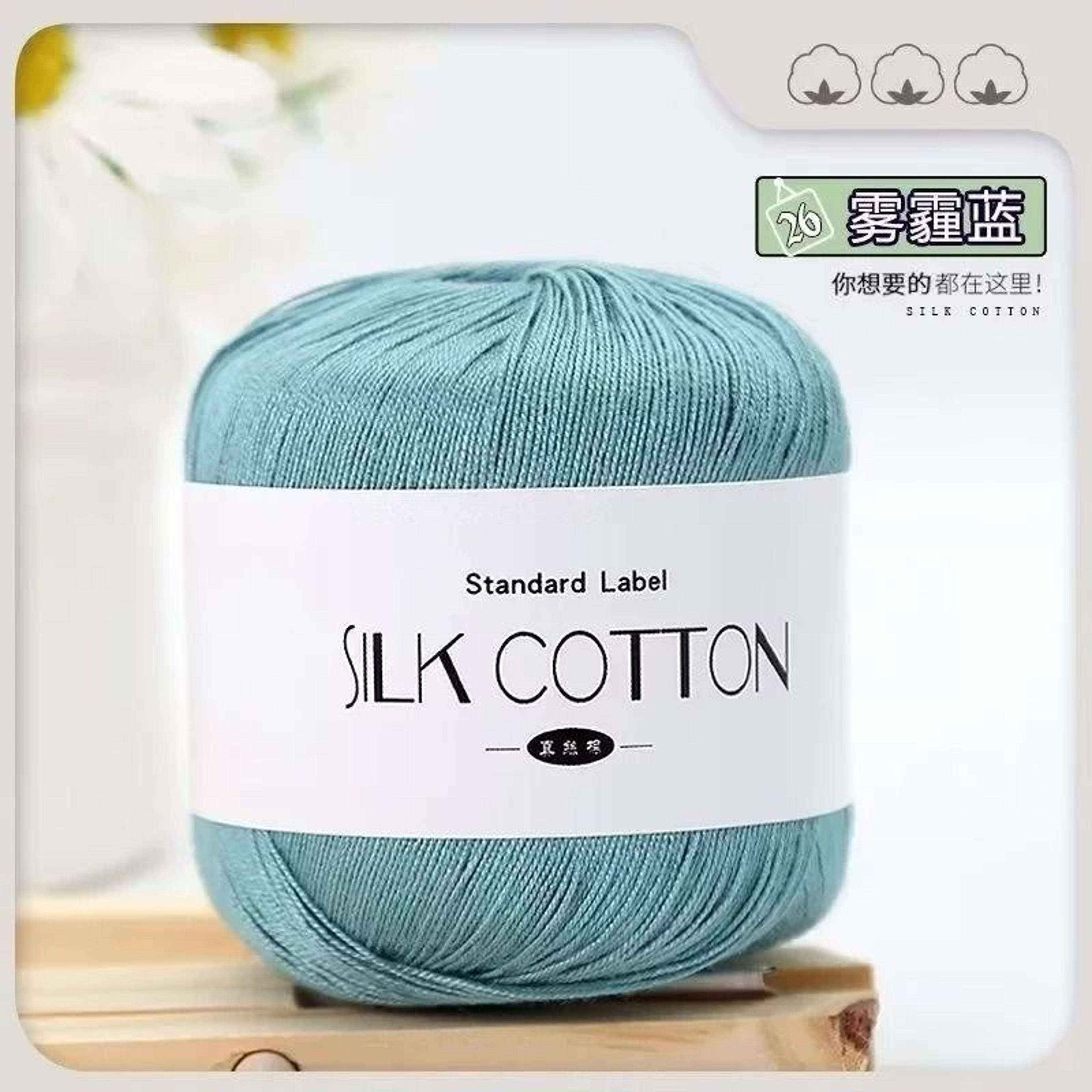 50g Silk Lace Cotton Milk Crochet Yarn Soft Thread For Baby Garments Hand Knitting And Cross Stitch 29