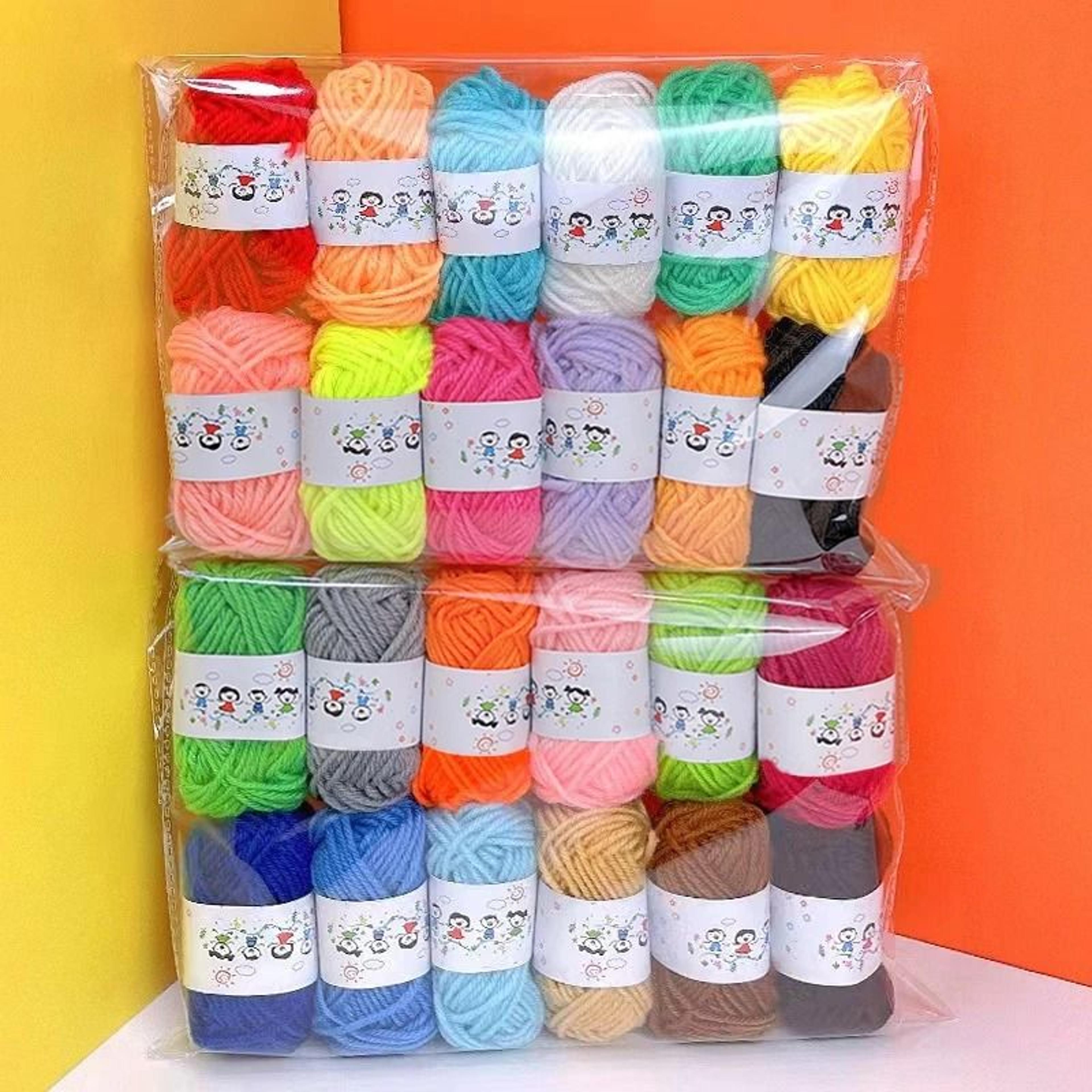 12Pcs Set Soft Cotton Wool Blend Yarn Fine Quality HandKnitting Thread For DIY Crochet Sweaters Sca 1