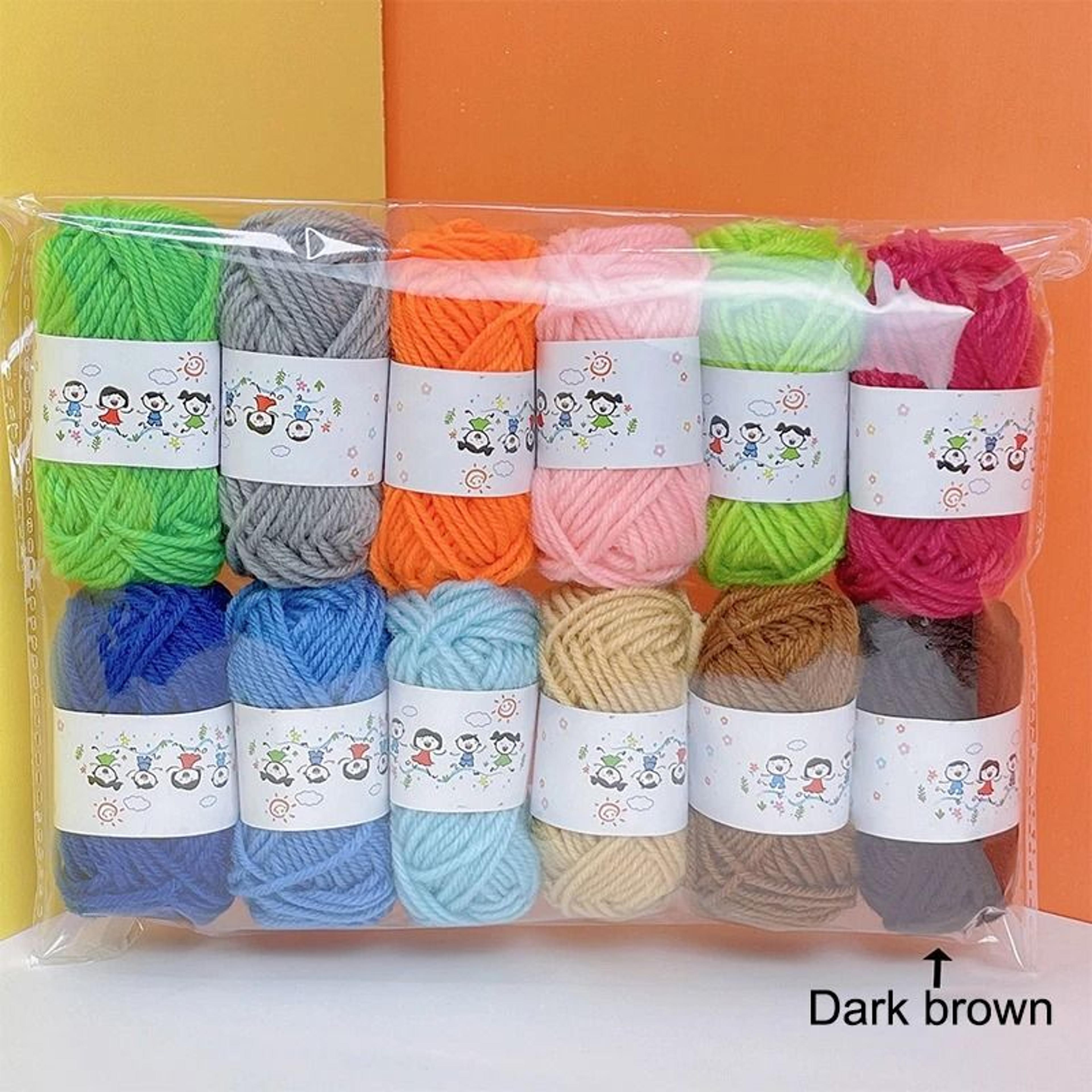12Pcs Set Soft Cotton Wool Blend Yarn Fine Quality HandKnitting Thread For DIY Crochet Sweaters Sca 6