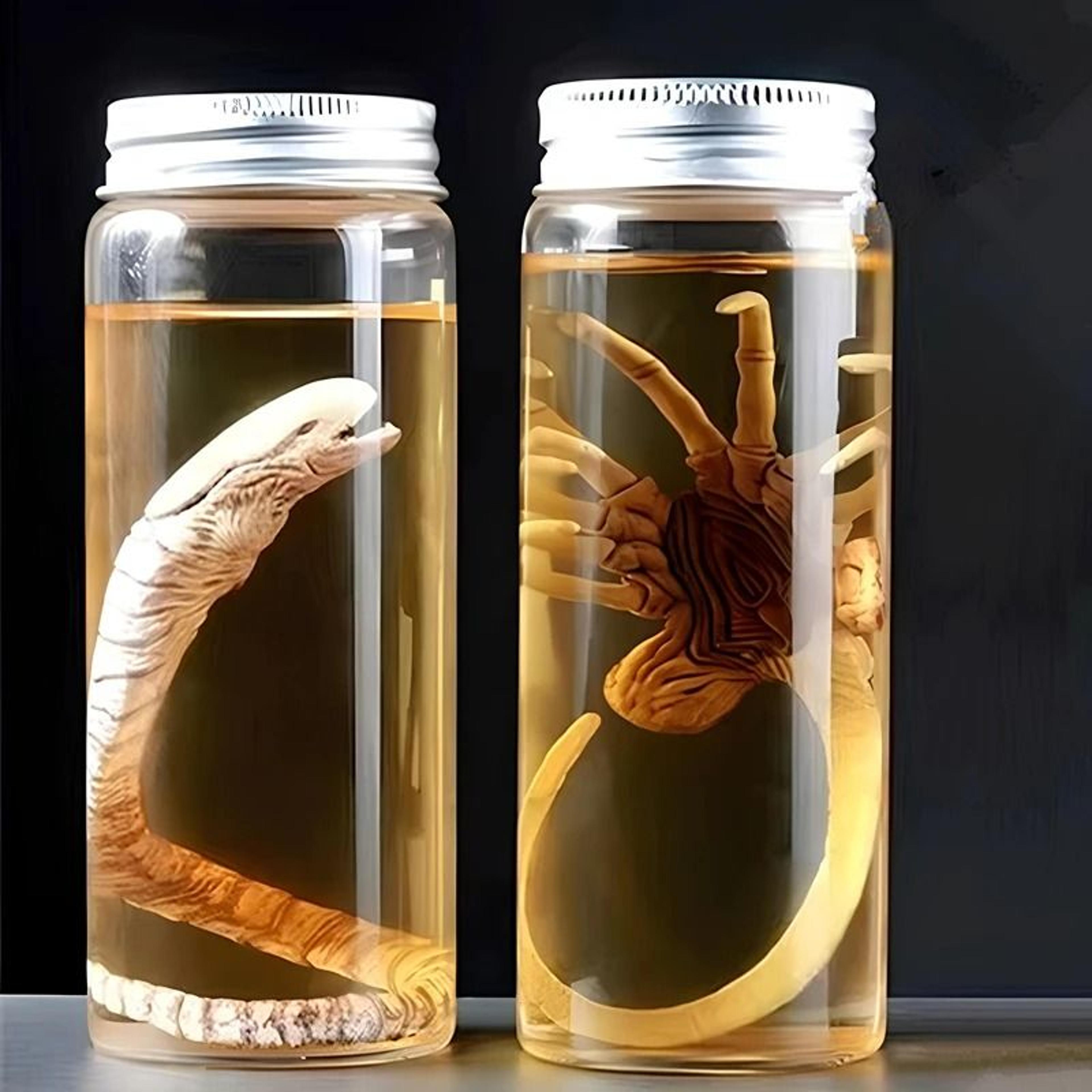 Alien Xenomorph Specimen Jar Prop Replica Facehugger Embryo Containment Pod 4