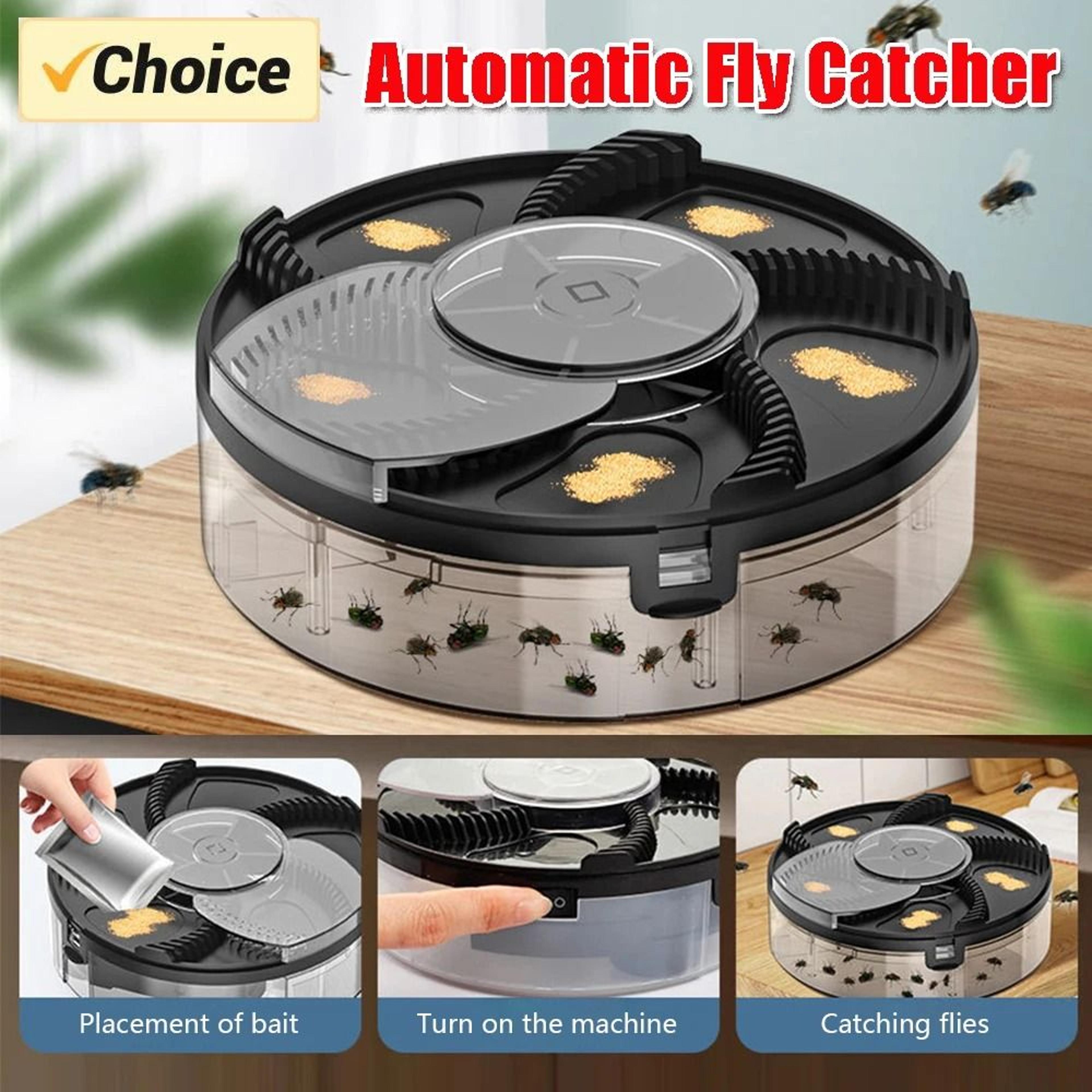 automatic electric fly catcher usb rechargeable quiet kitchen pest trap