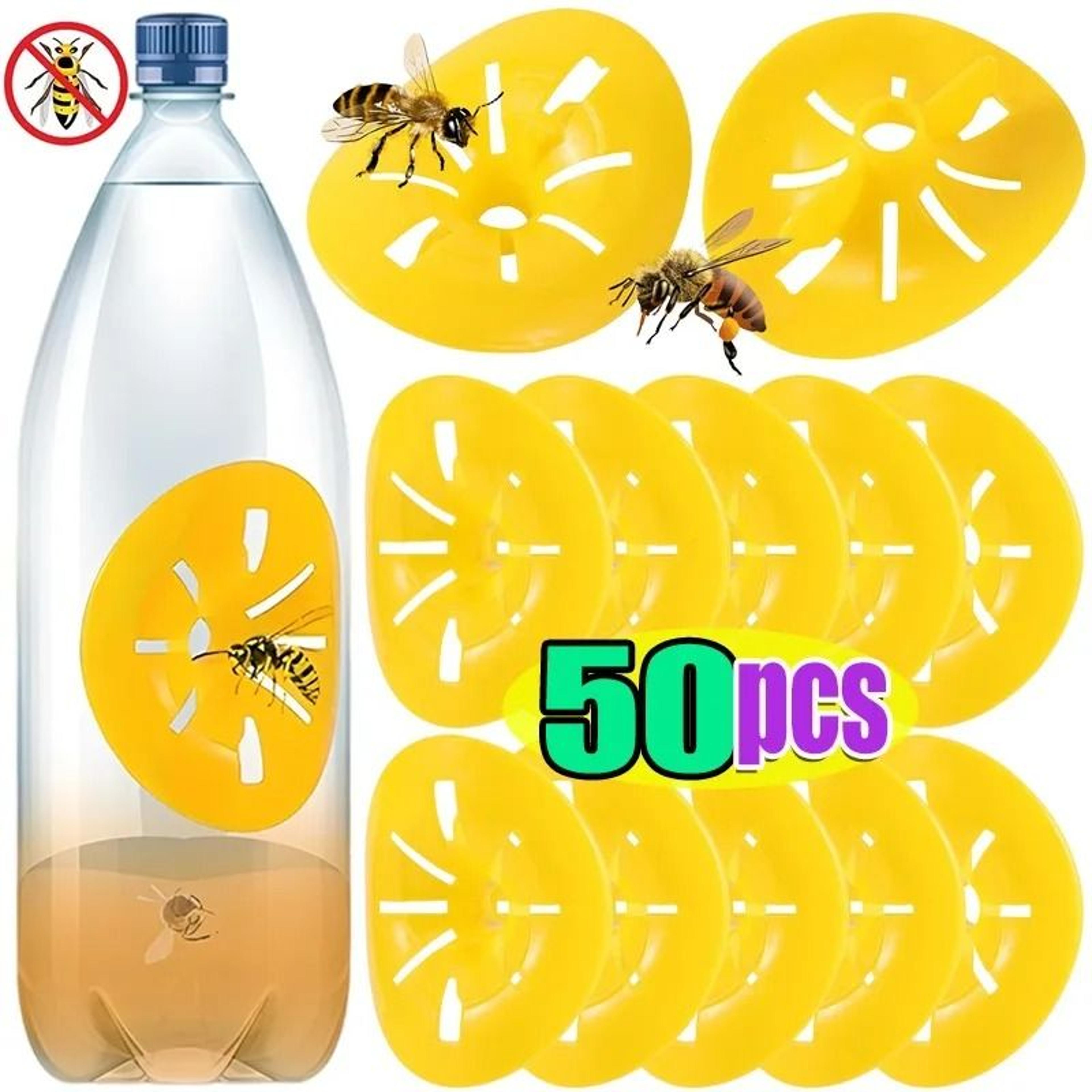 reusable cone funnel wasp trap insert bottle hornet flying insect catcher
