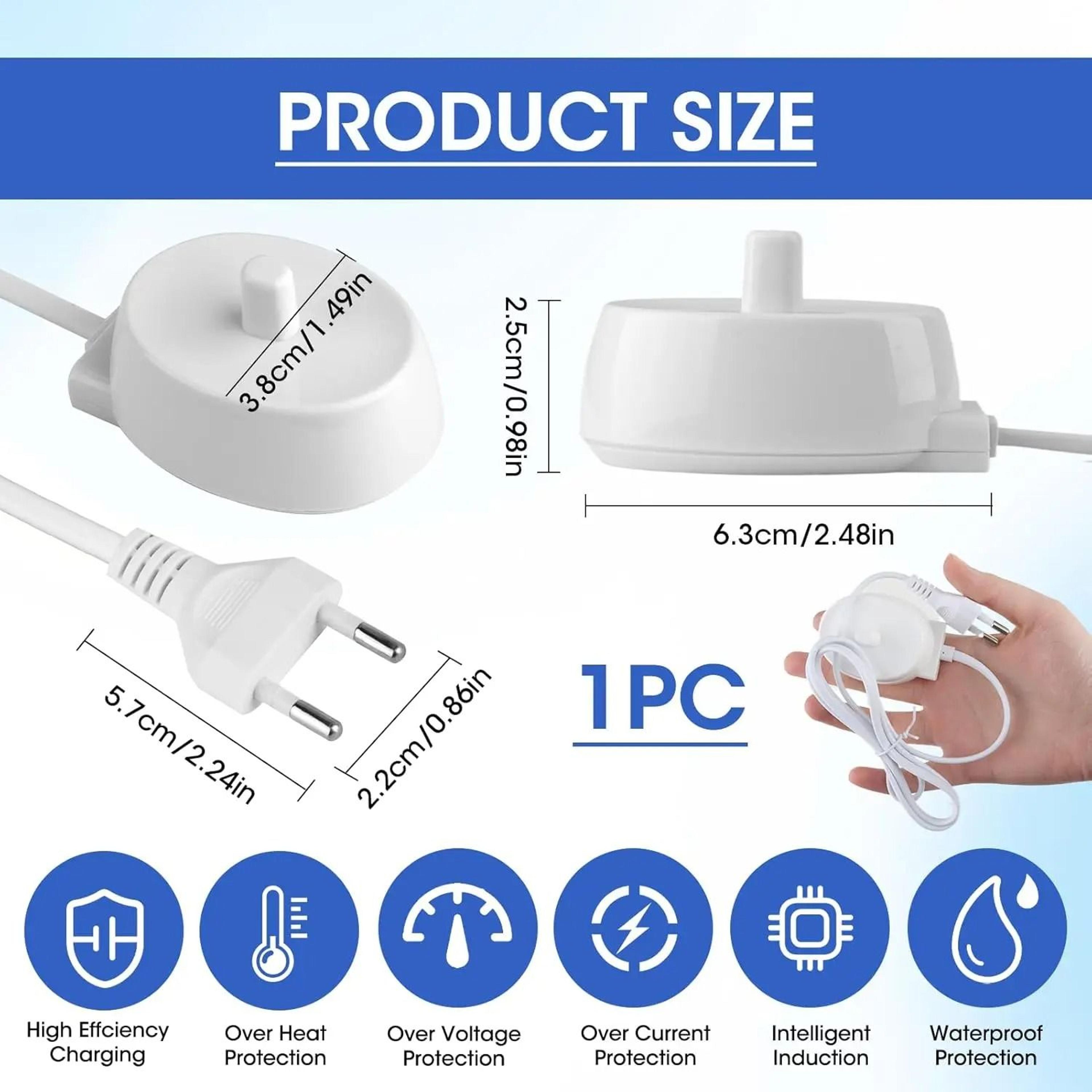 USB Replacement Charger Base Compatible Oral B Pro 1000 3000 Inductive Dock 4
