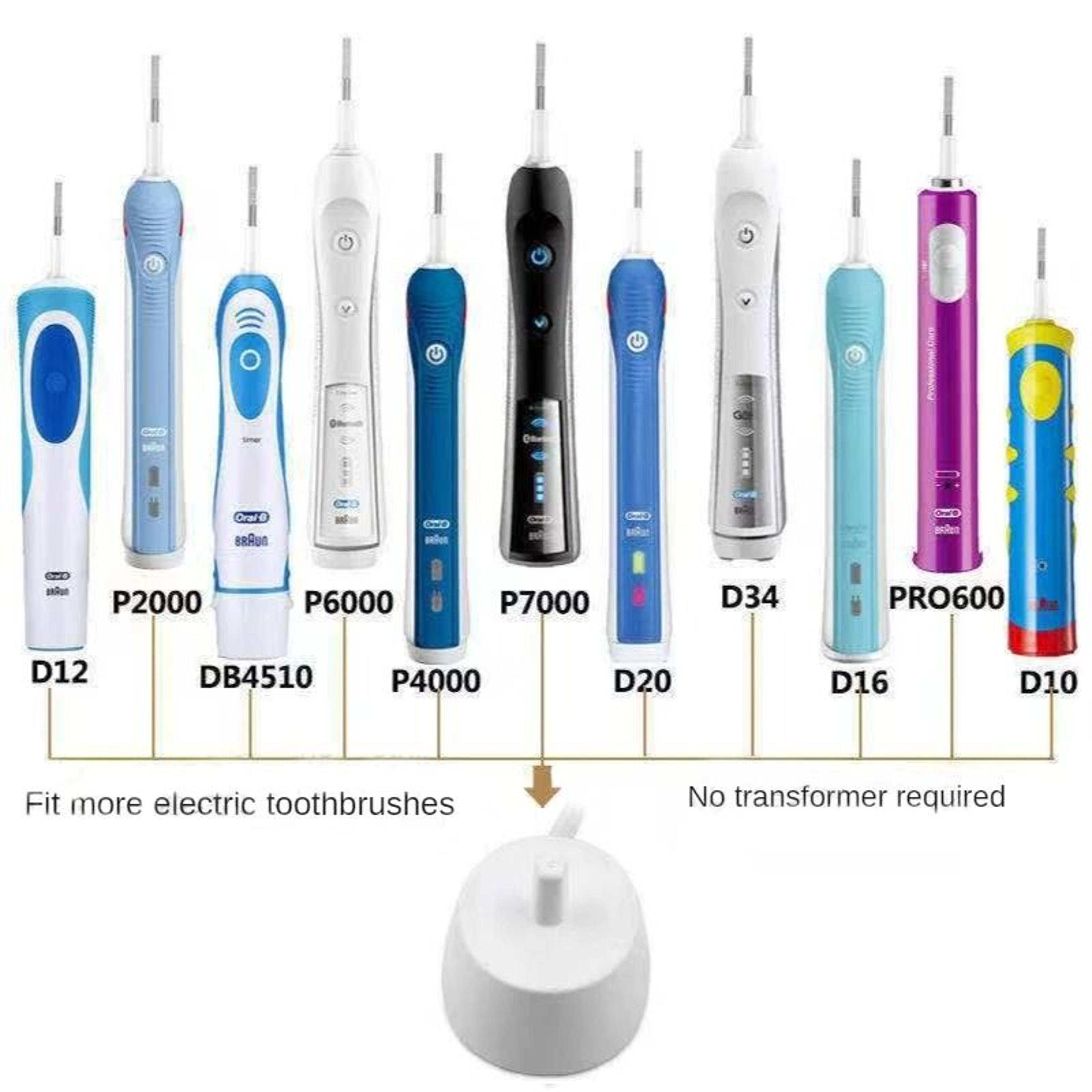 Replacement Charger Stand Compatible Braun Oral B 3709 3728 D12 D16 Pro3000 EU 5