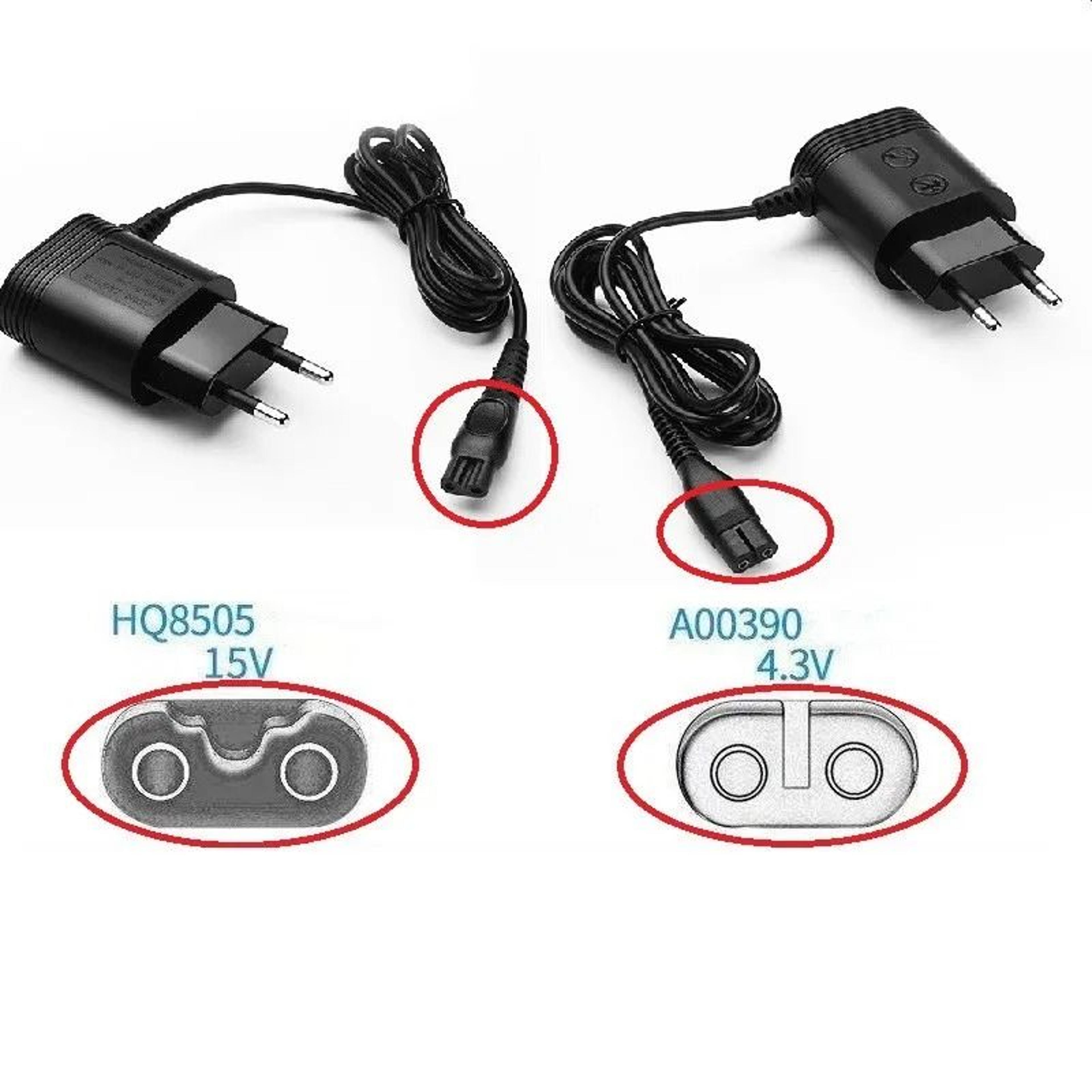 15V HQ8505 Shaver Charger Fit Philips Norelco 7000 5000 3000 MG7750 Cable 4