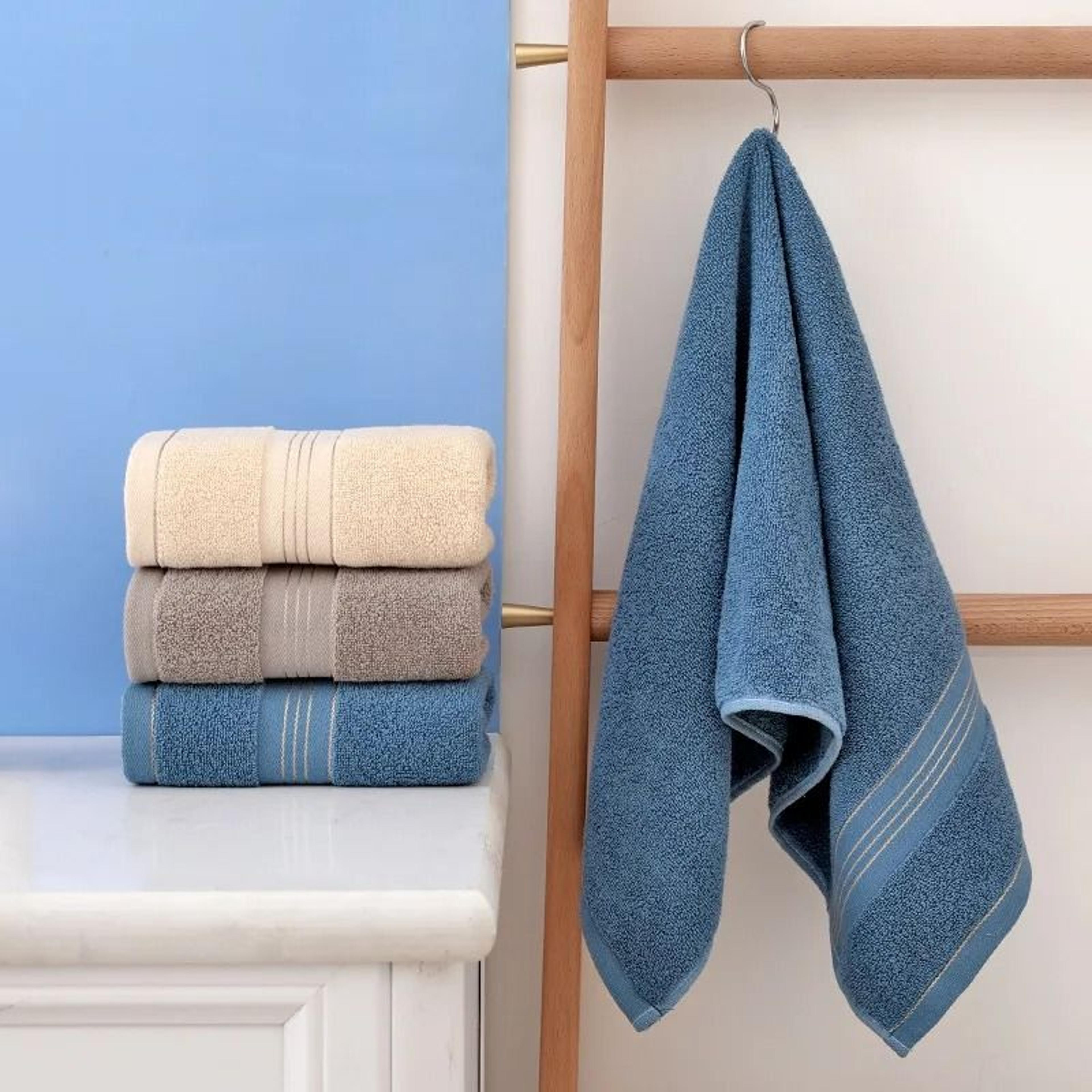 Thickened Cotton Face Towel Highly Absorbent Soft Hand Towel 34x74cm Bath 3