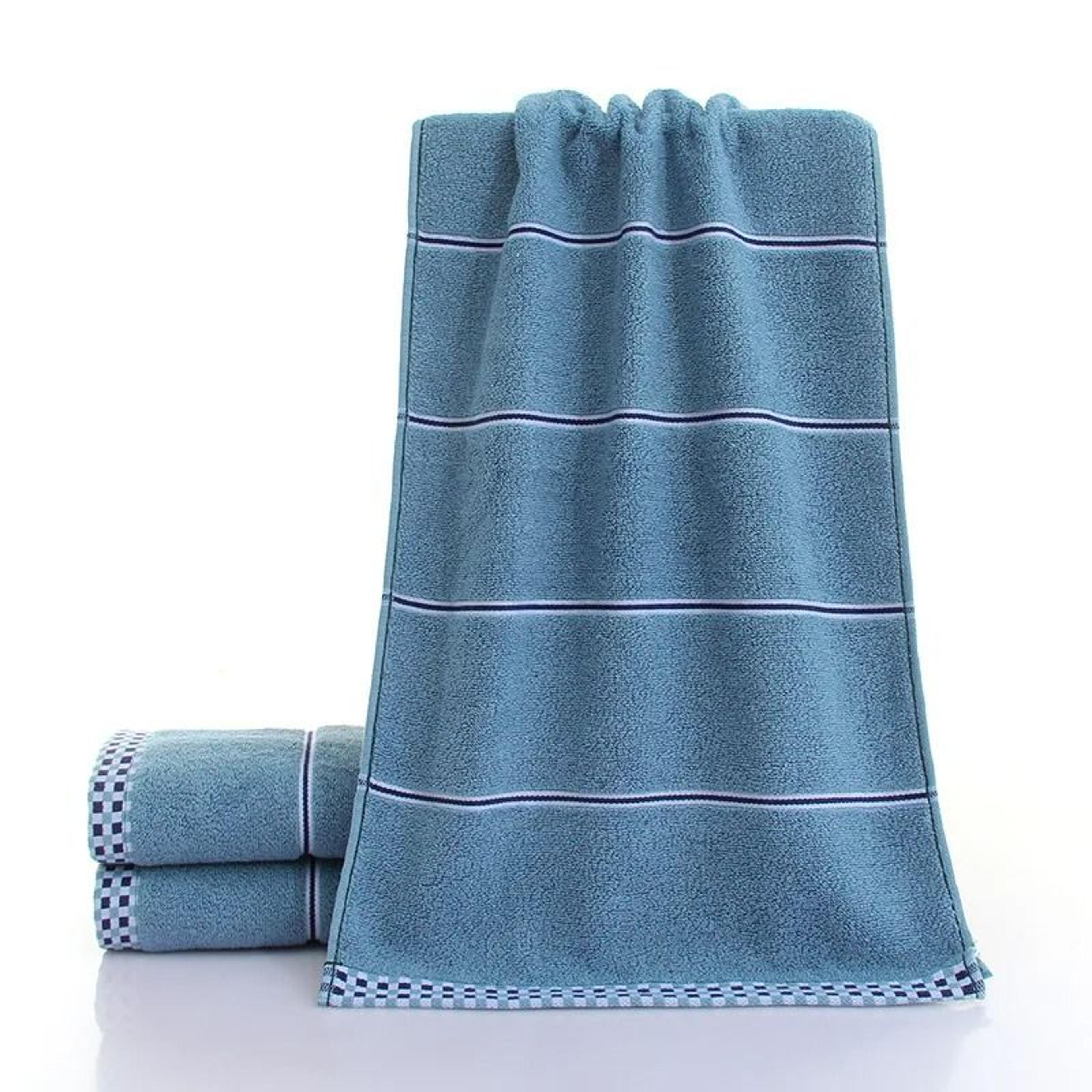 Thickened Cotton Face Towel Highly Absorbent Soft Hand Towel 34x74cm Bath 7