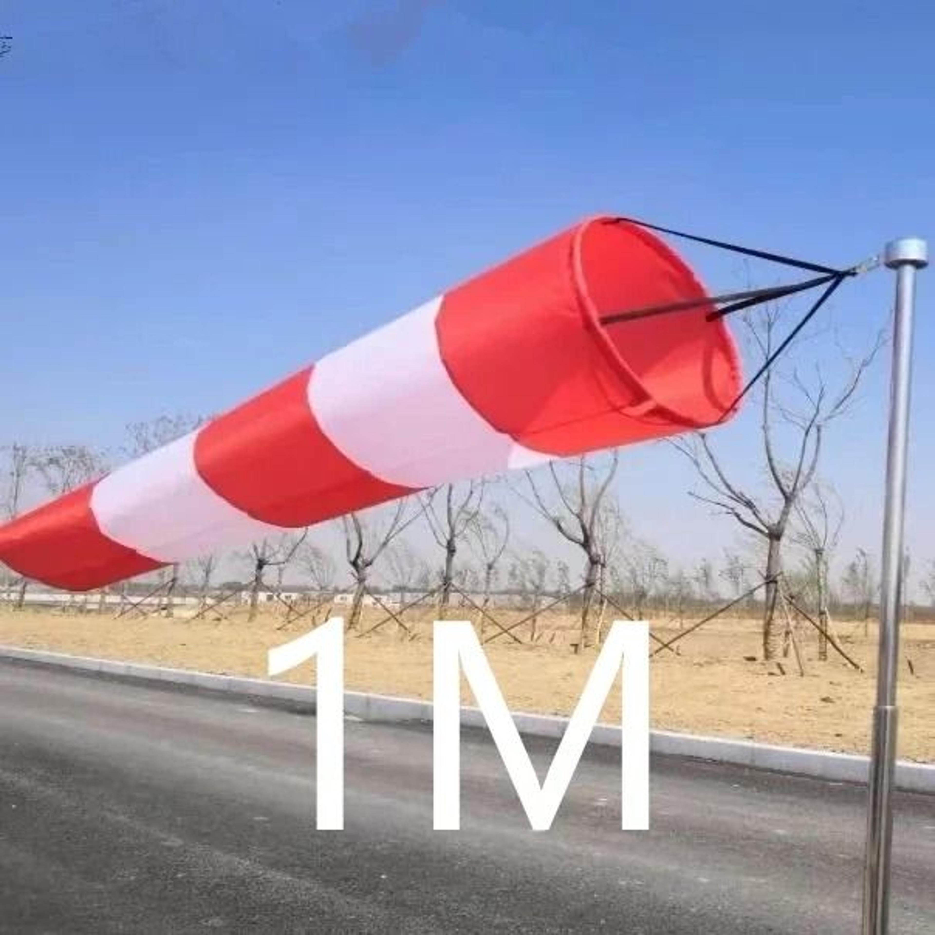 Outdoor Reflective Windsock Scratchproof Windproof Weathercock Direction Indicator 18