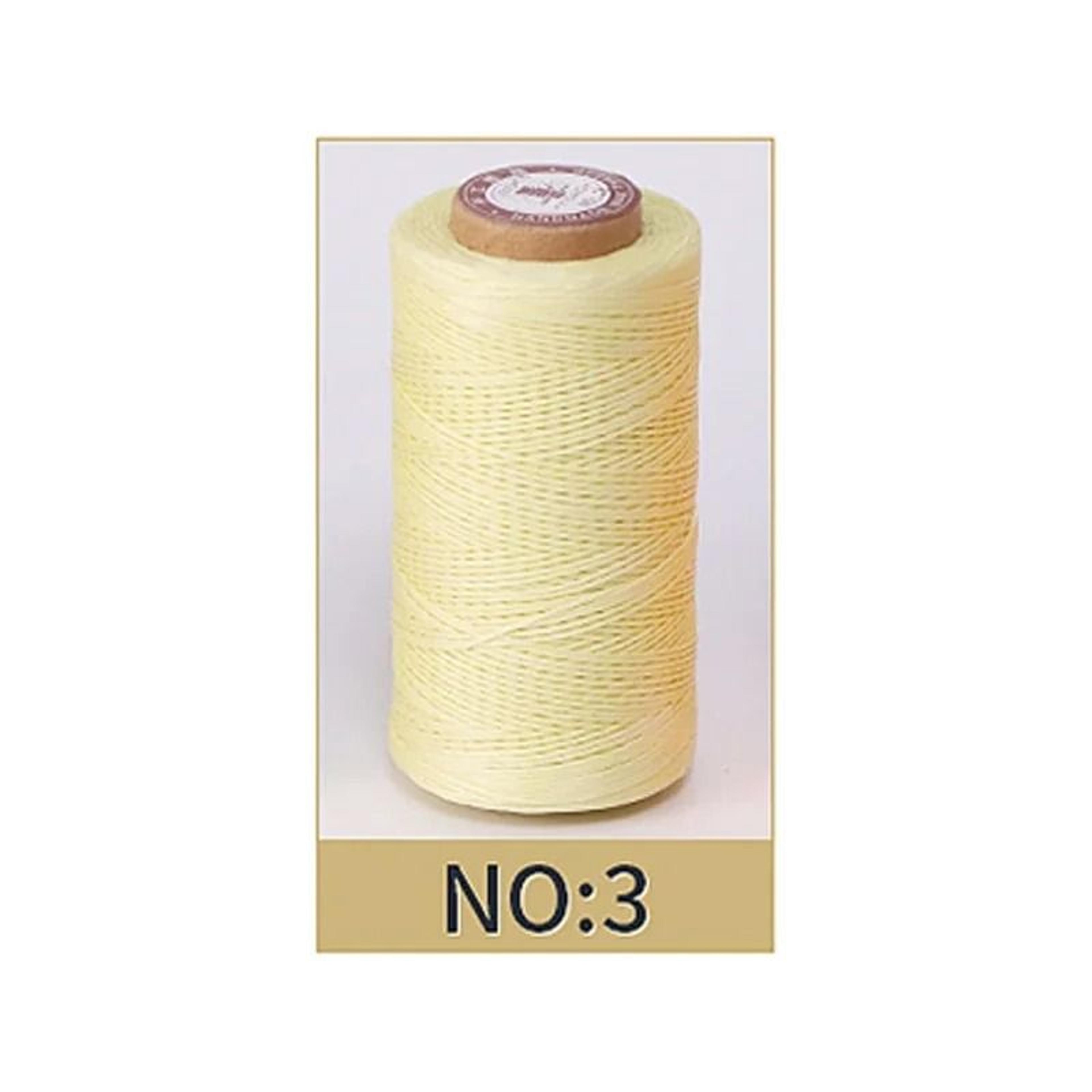 50M 08mm Flat Waxed Thread For Leathercraft Hand Stitching  DIY Handicrafts 4