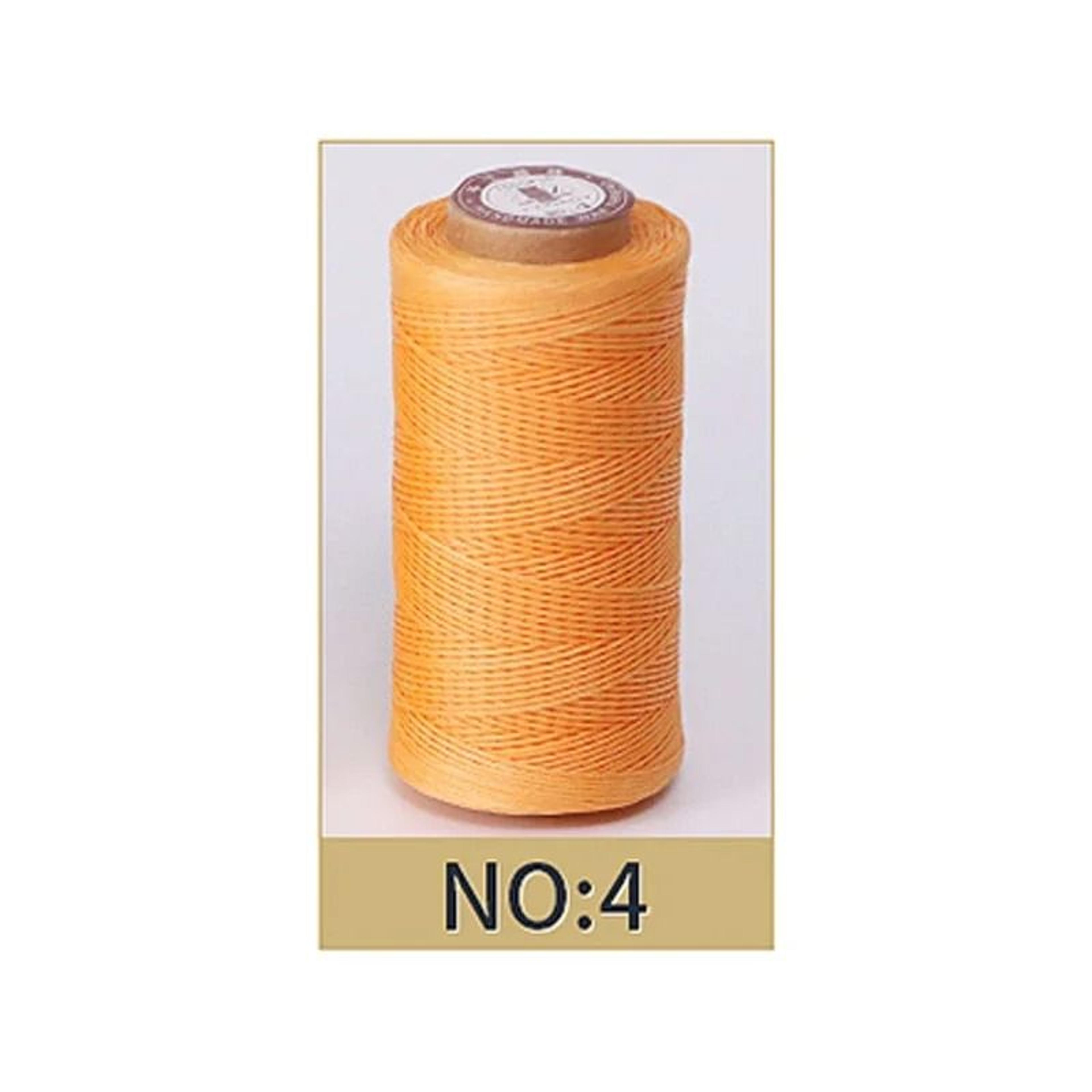 50M 08mm Flat Waxed Thread For Leathercraft Hand Stitching  DIY Handicrafts 5